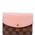 Normandy Compact Wallet Damier Ebene Pink