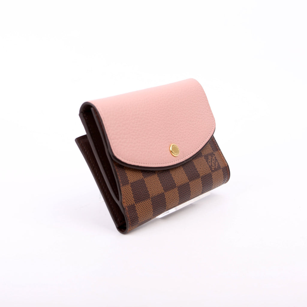 Normandy Compact Wallet Damier Ebene Pink
