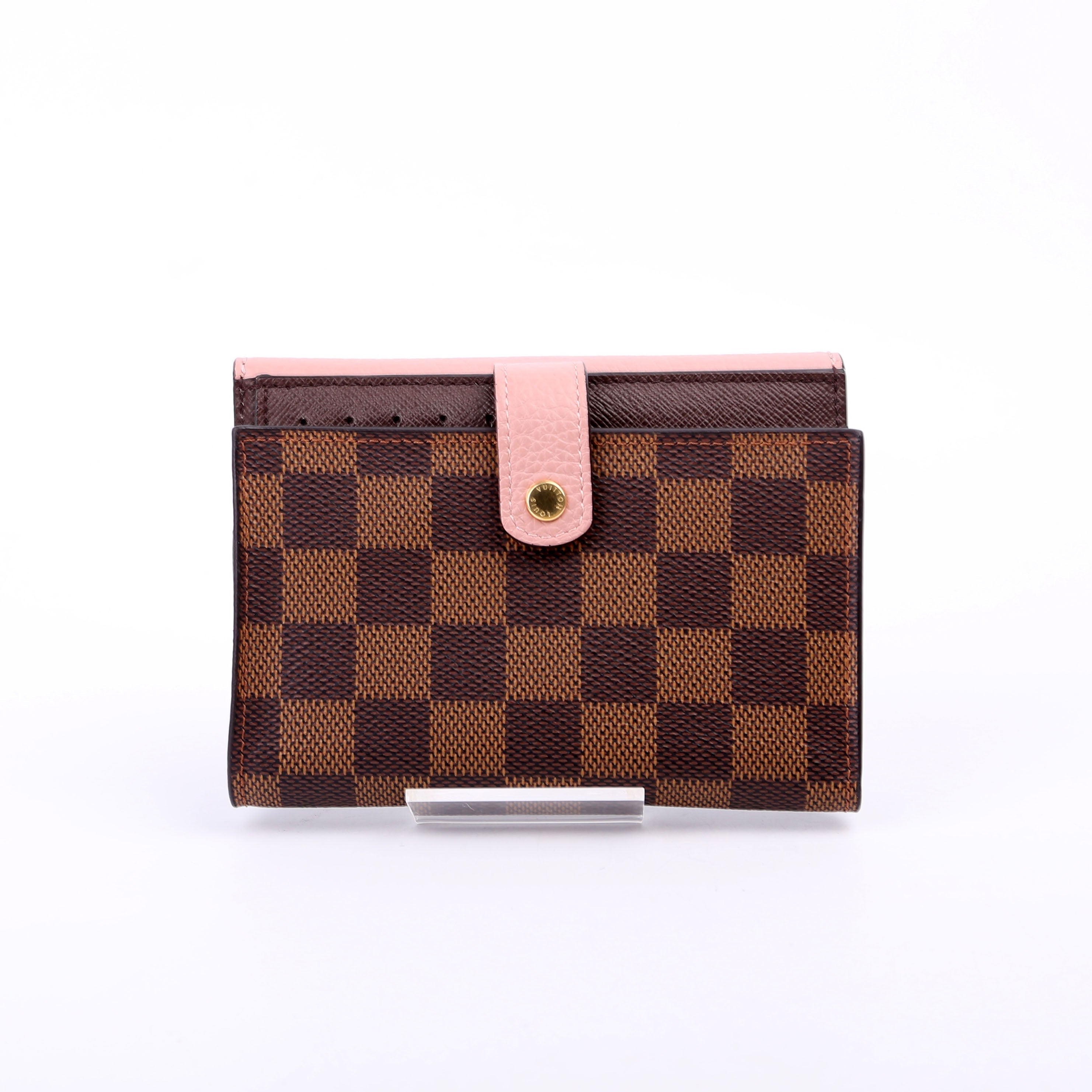 Normandy Compact Wallet Damier Ebene Pink