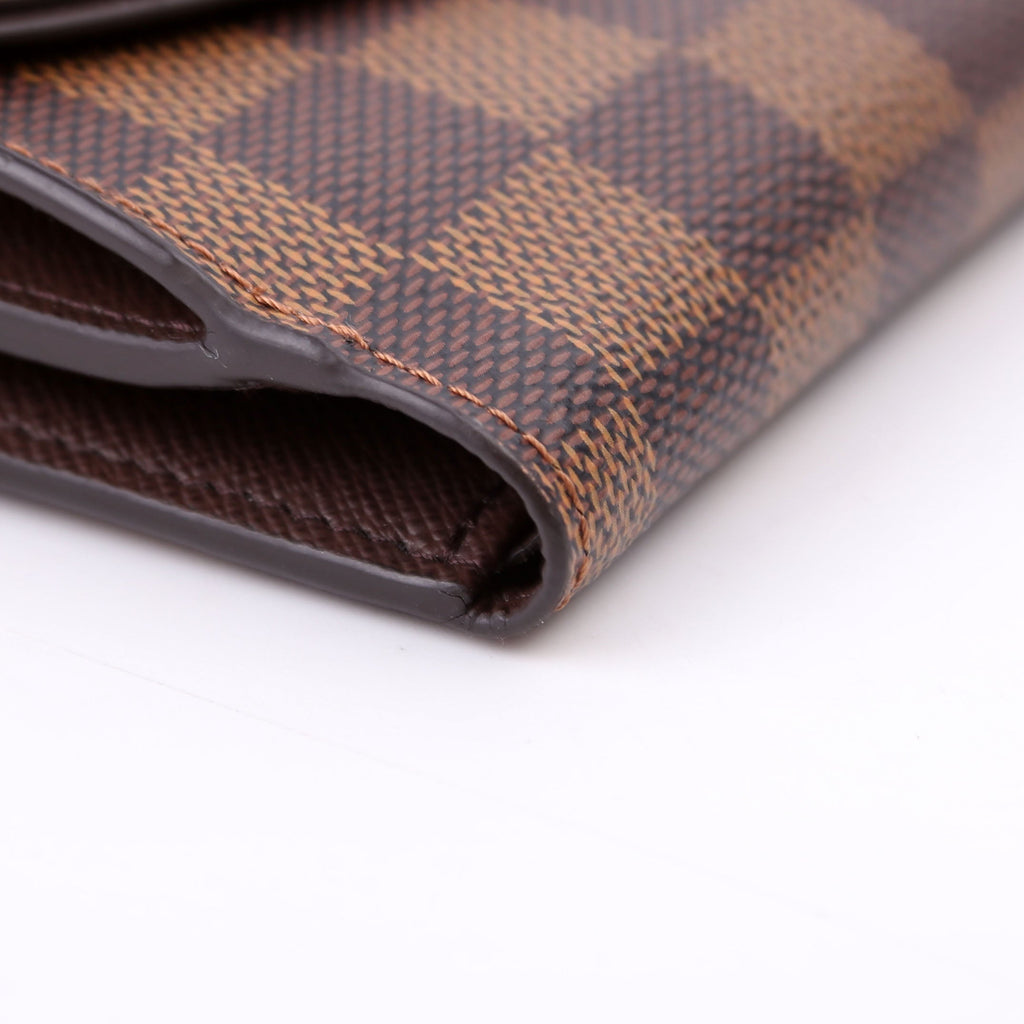 Normandy Compact Wallet Damier Ebene Pink