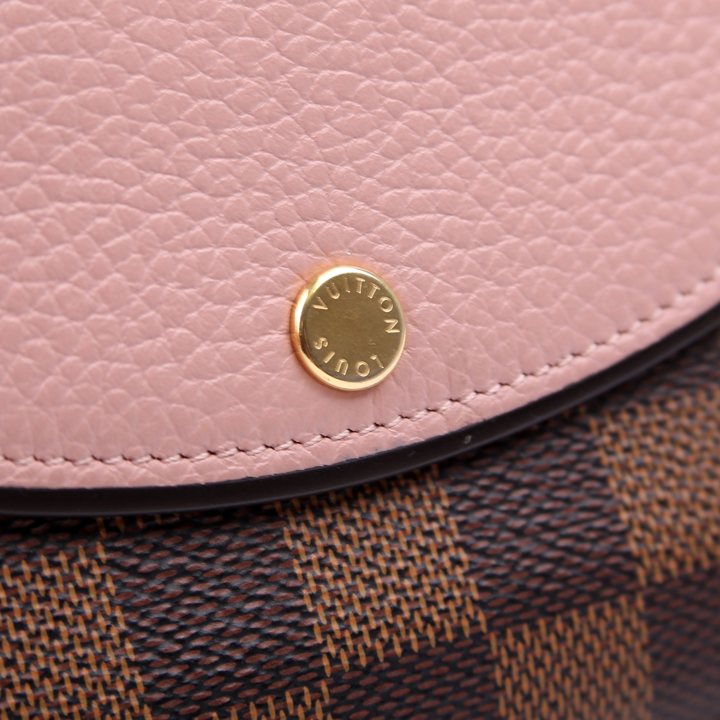 Normandy Compact Wallet Damier Ebene Pink