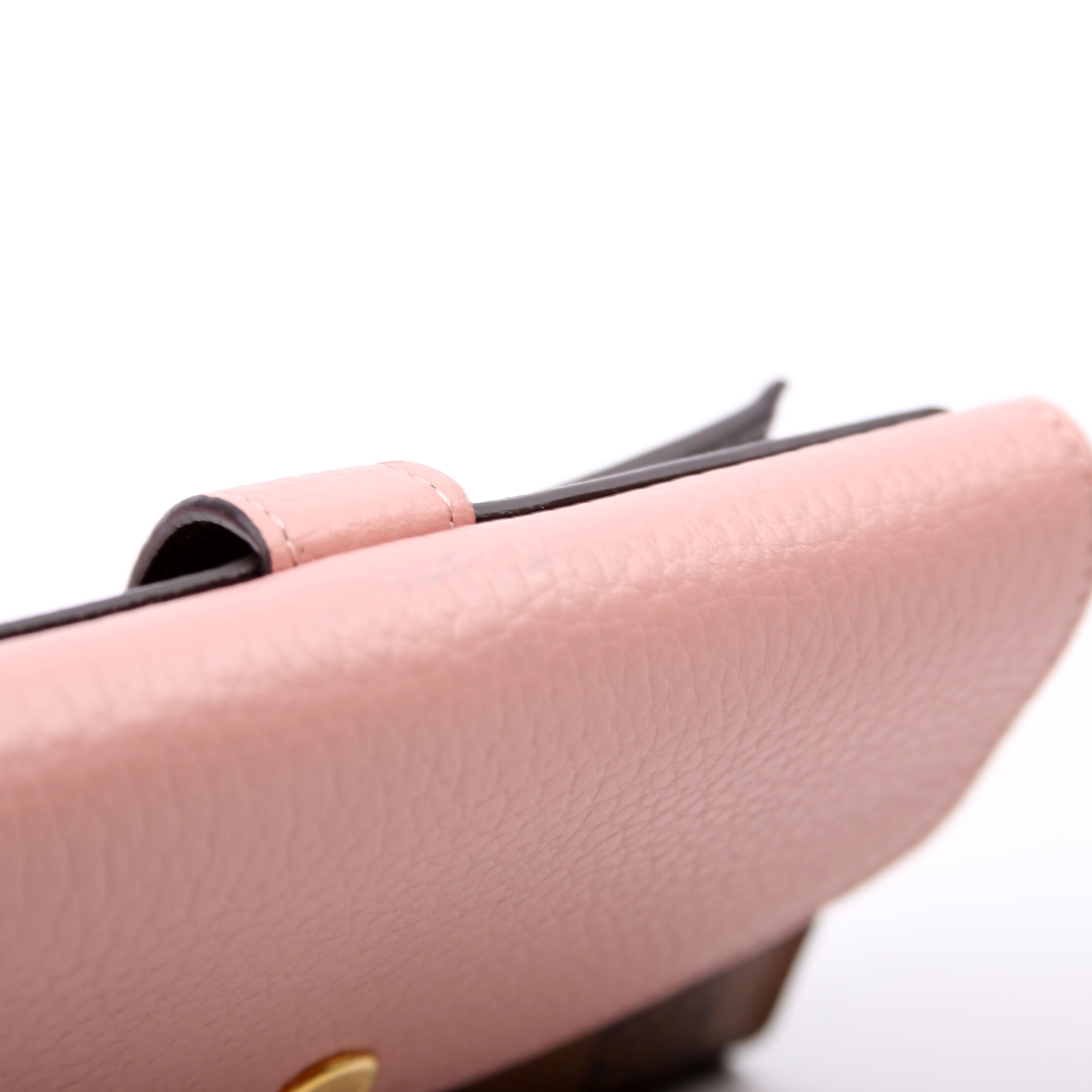 Normandy Compact Wallet Damier Ebene Pink