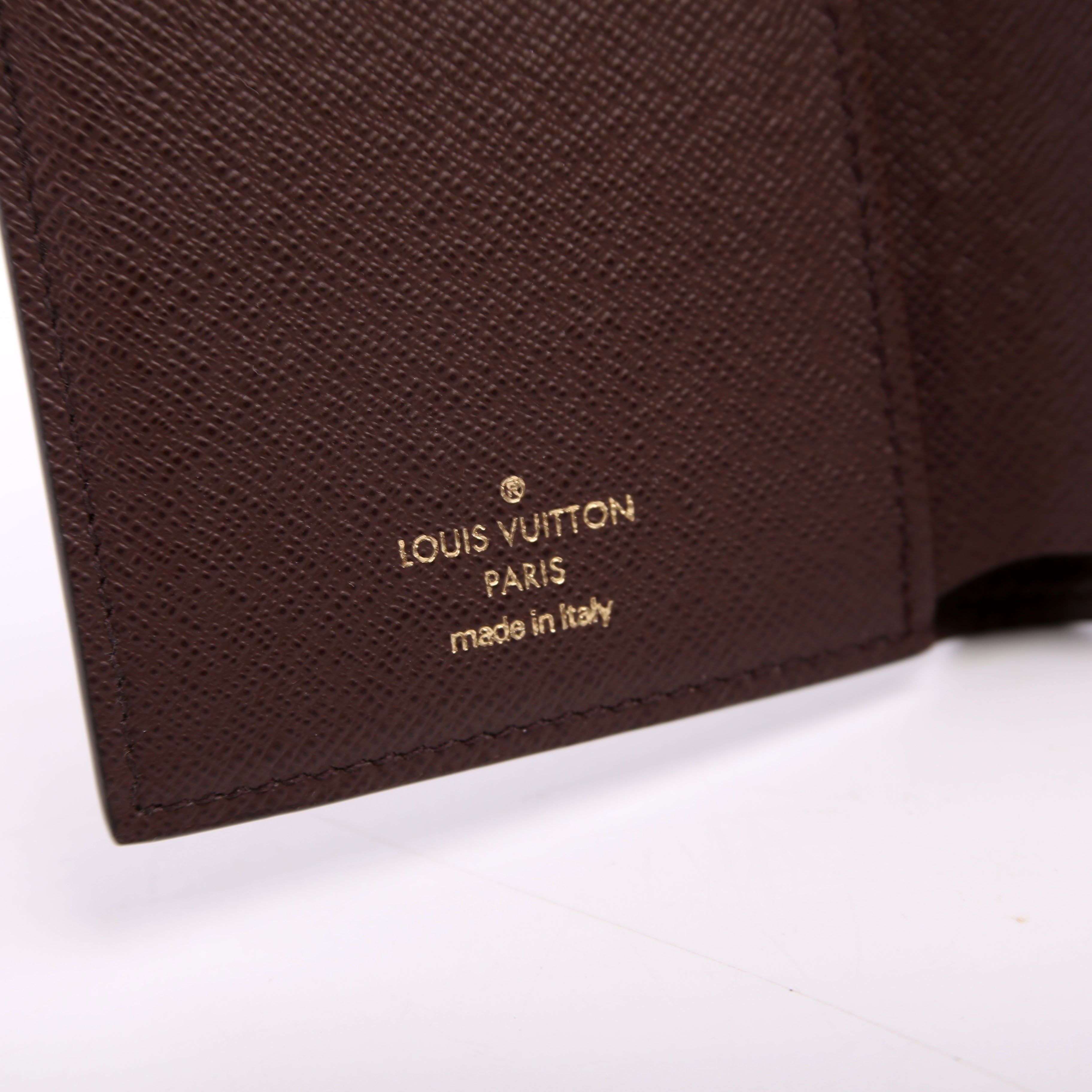 Normandy Compact Wallet Damier Ebene Pink