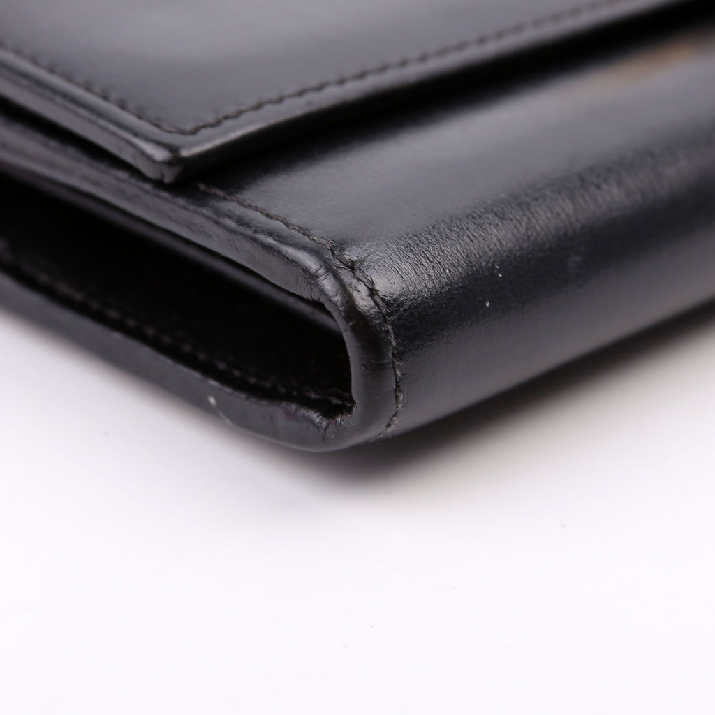Gucci 652681 Jackie 1961 Chain Wallet Black