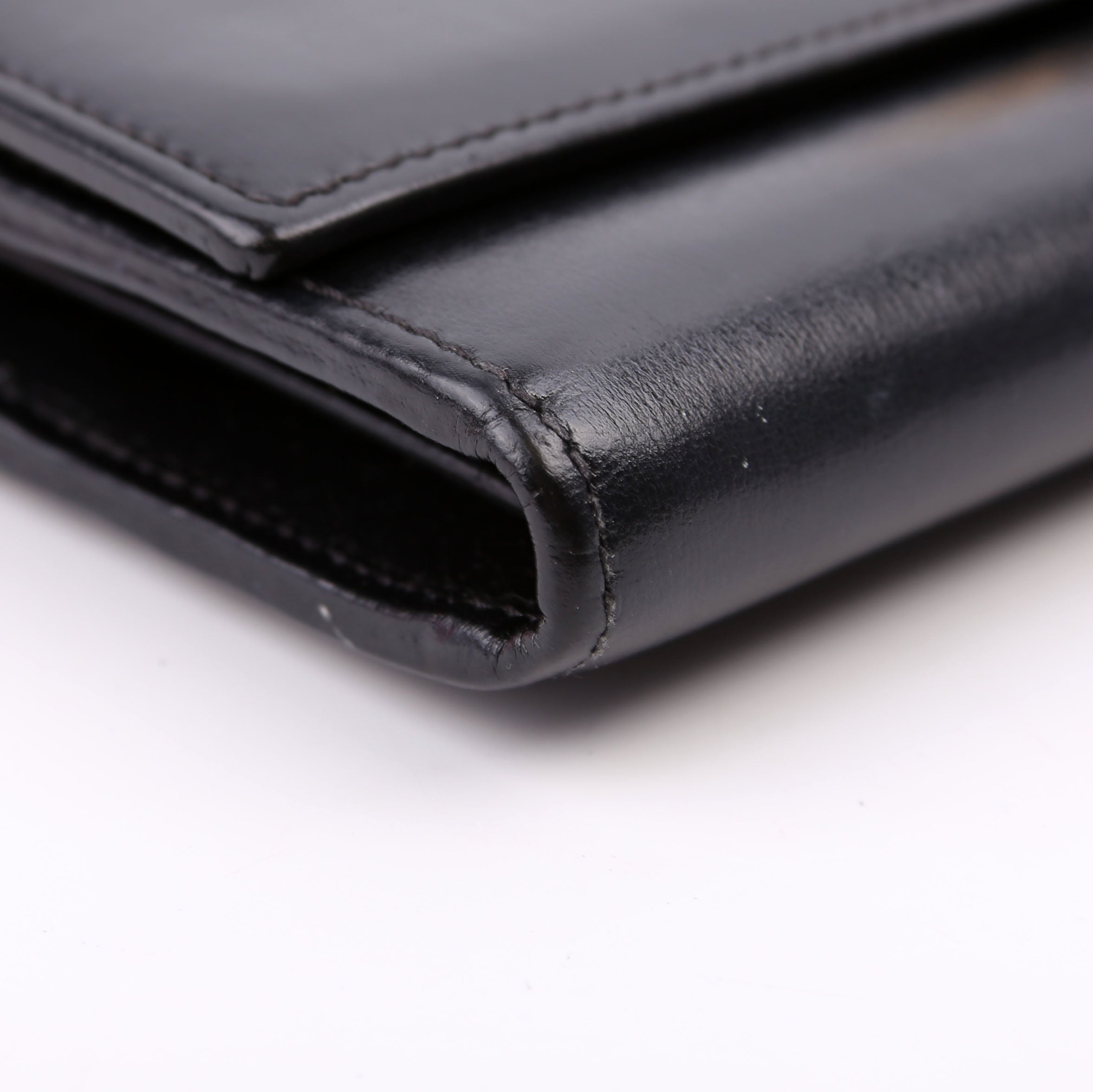 Gucci 652681 Jackie 1961 Chain Wallet Black