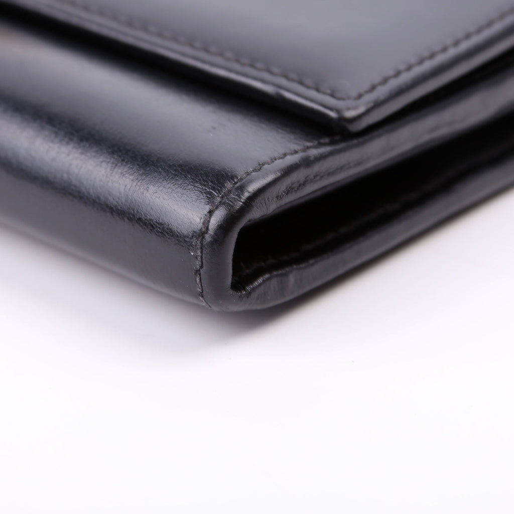 Gucci 652681 Jackie 1961 Chain Wallet Black