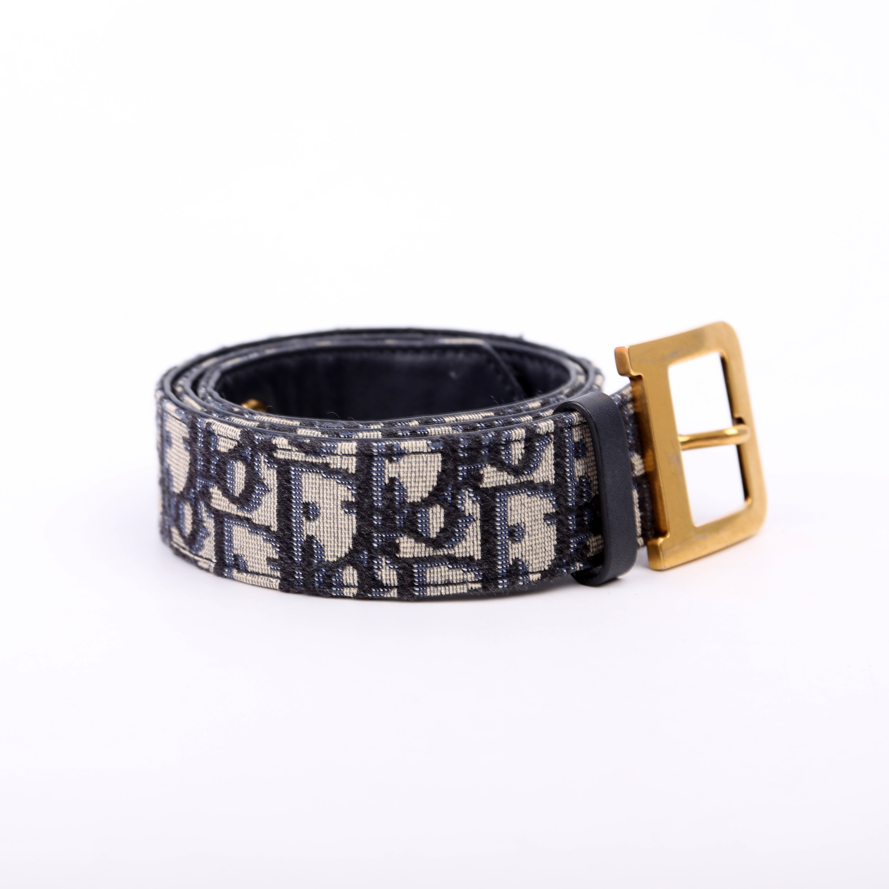 Dior Oblique Diorquake Belt Size 75