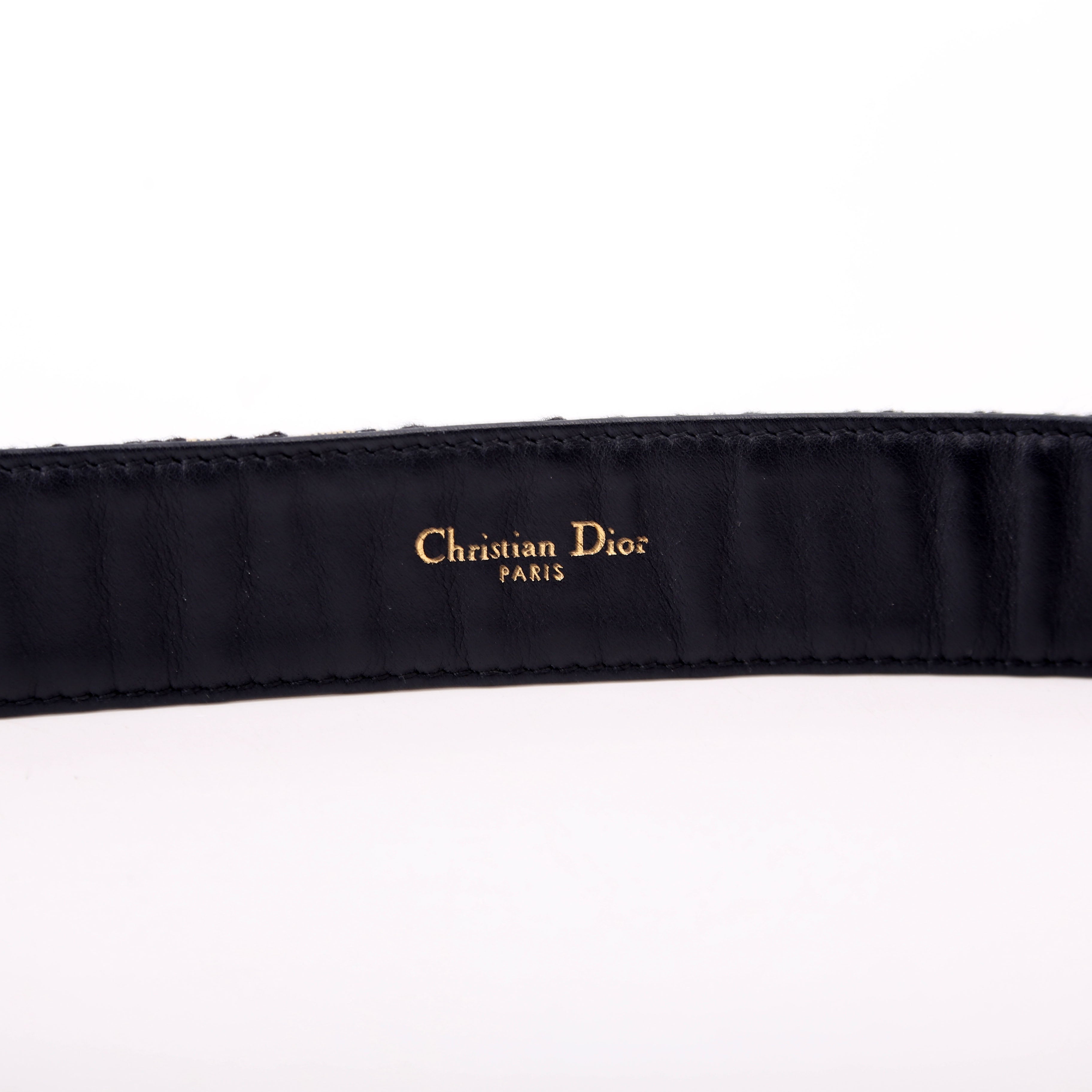 Dior Oblique Diorquake Belt Size 75