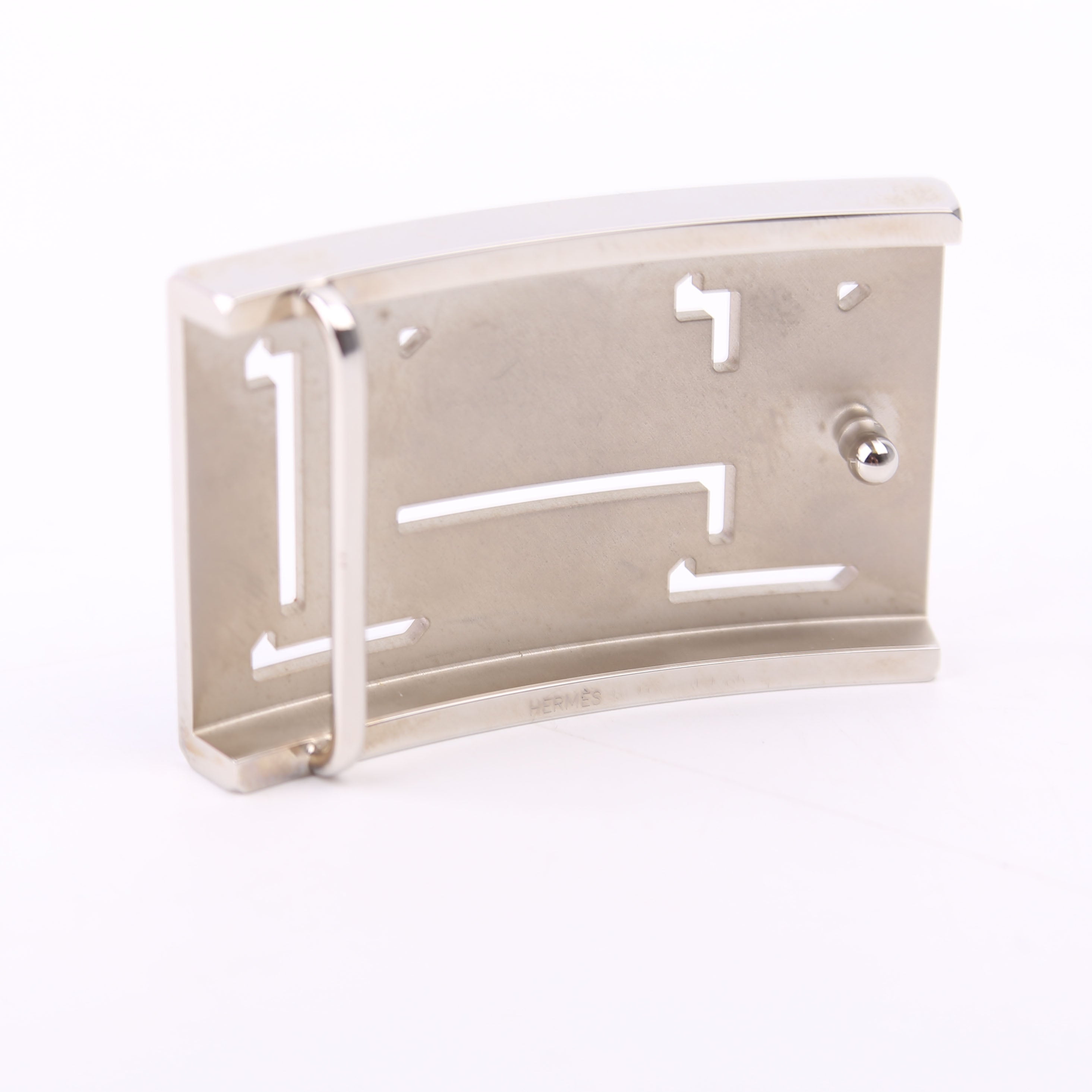 Lucky H Buckle Silver