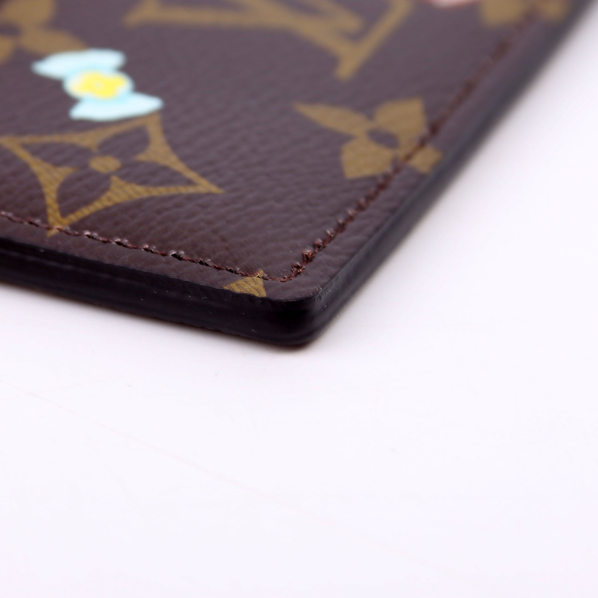 LV Charms Card Holder 2024 Xmas Animation Monogram Red