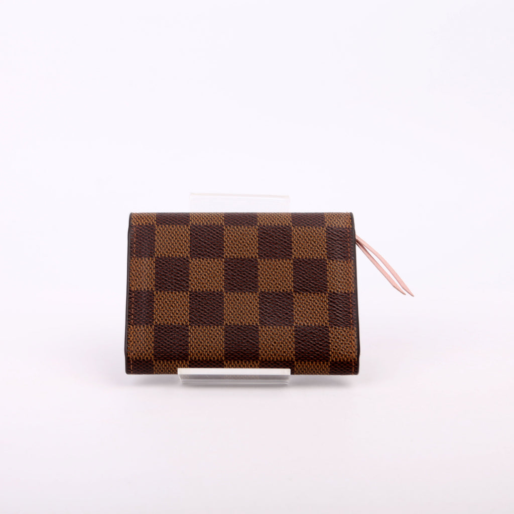 Rosalie Coin Purse Damier Ebene Pink