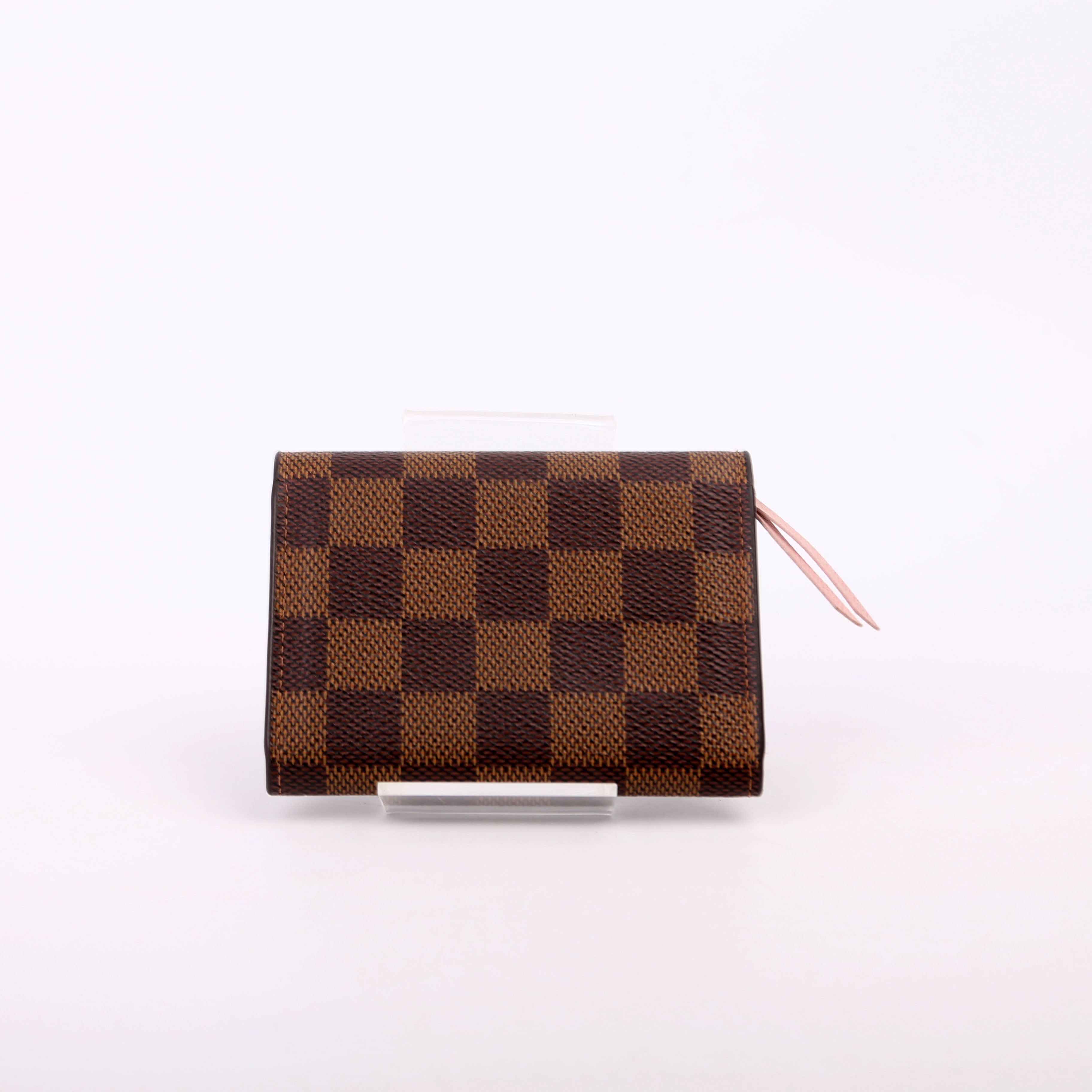 Rosalie Coin Purse Damier Ebene Pink