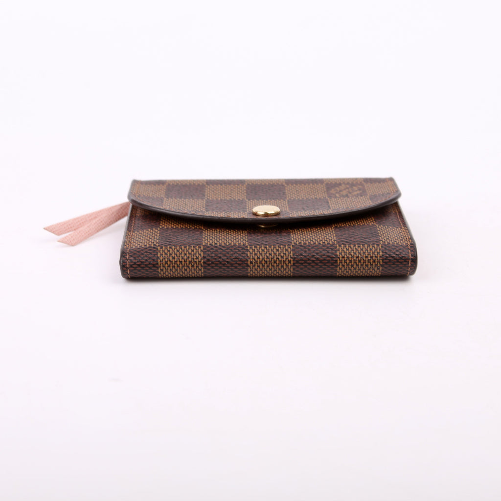 Rosalie Coin Purse Damier Ebene Pink
