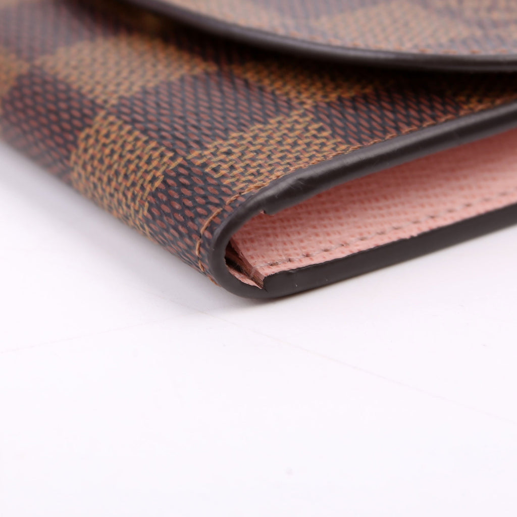 Rosalie Coin Purse Damier Ebene Pink
