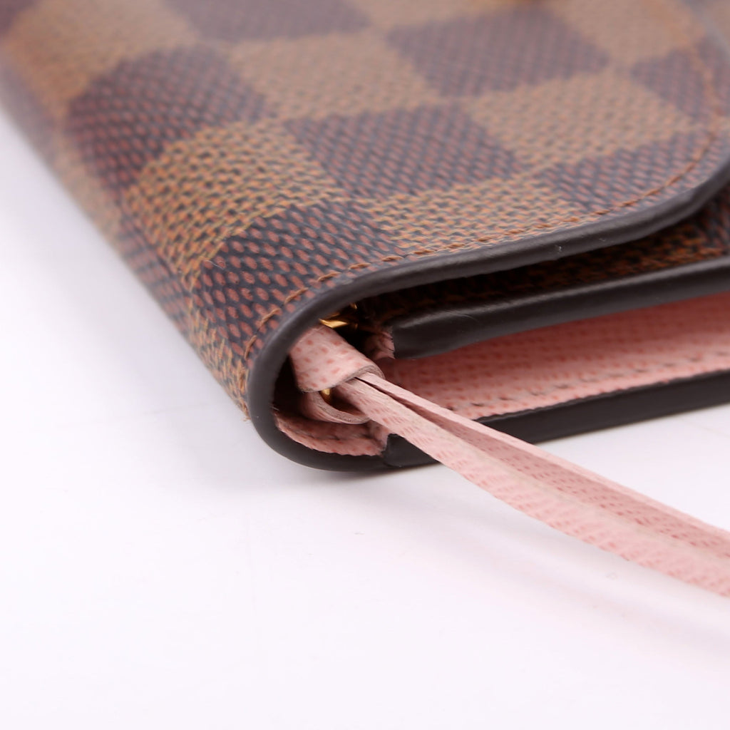 Rosalie Coin Purse Damier Ebene Pink
