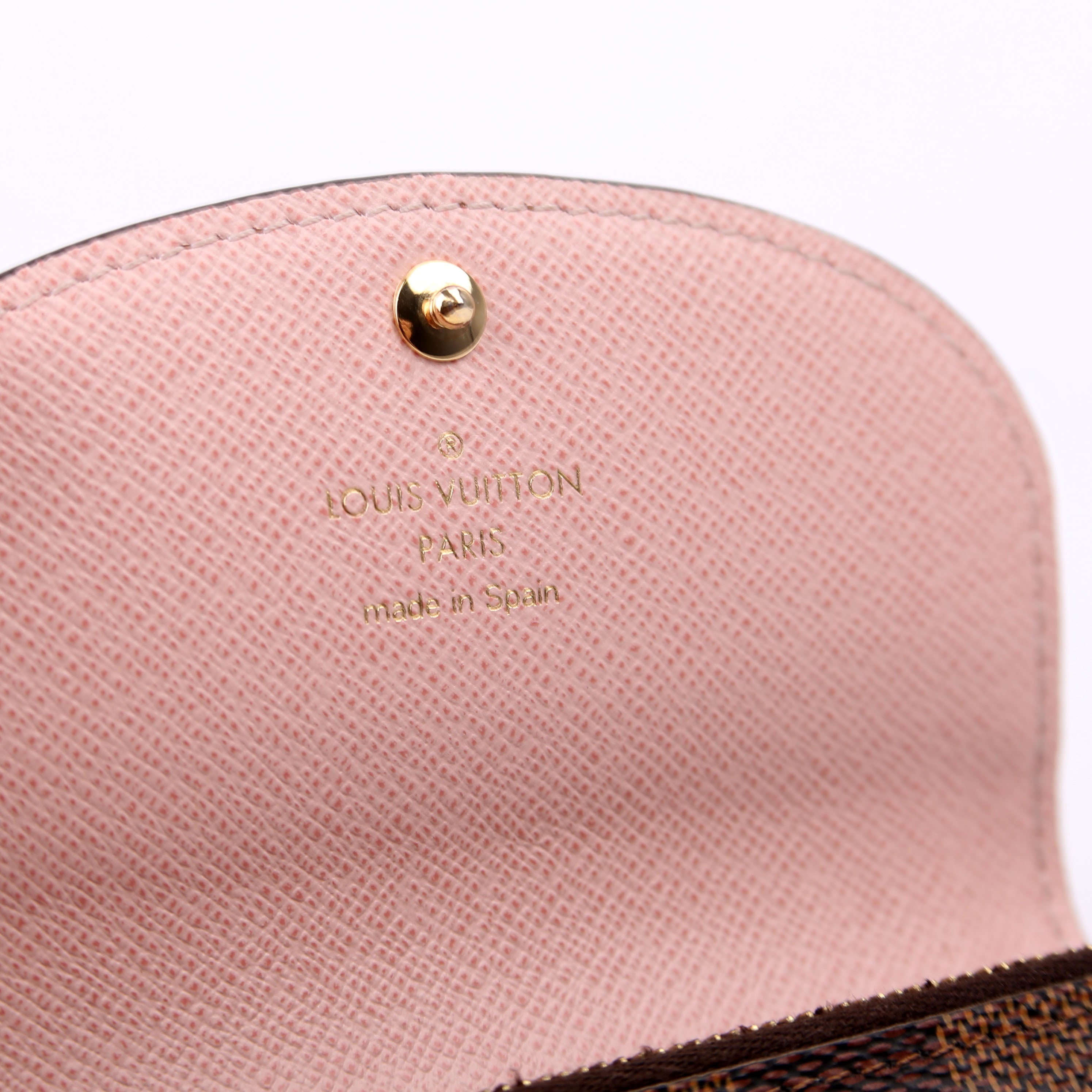 Rosalie Coin Purse Damier Ebene Pink