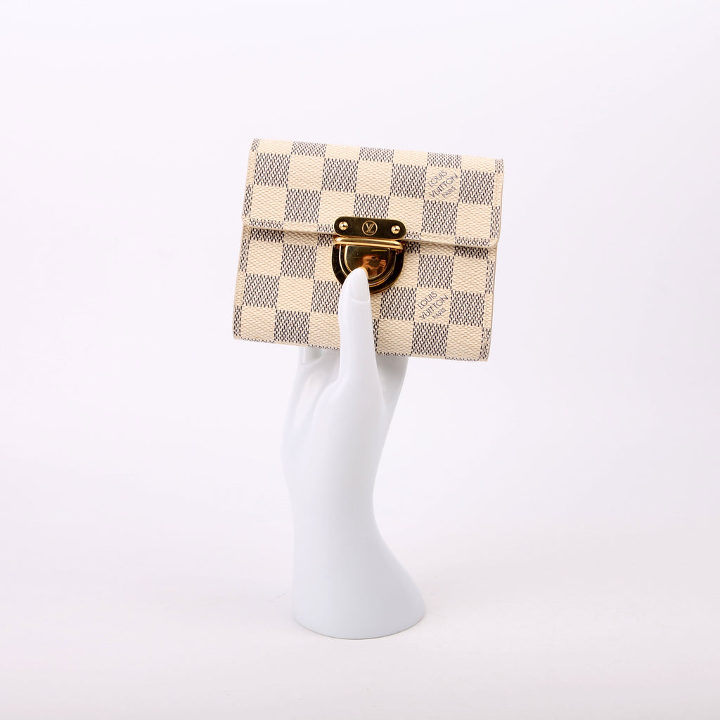 Koala Wallet Damier Azur