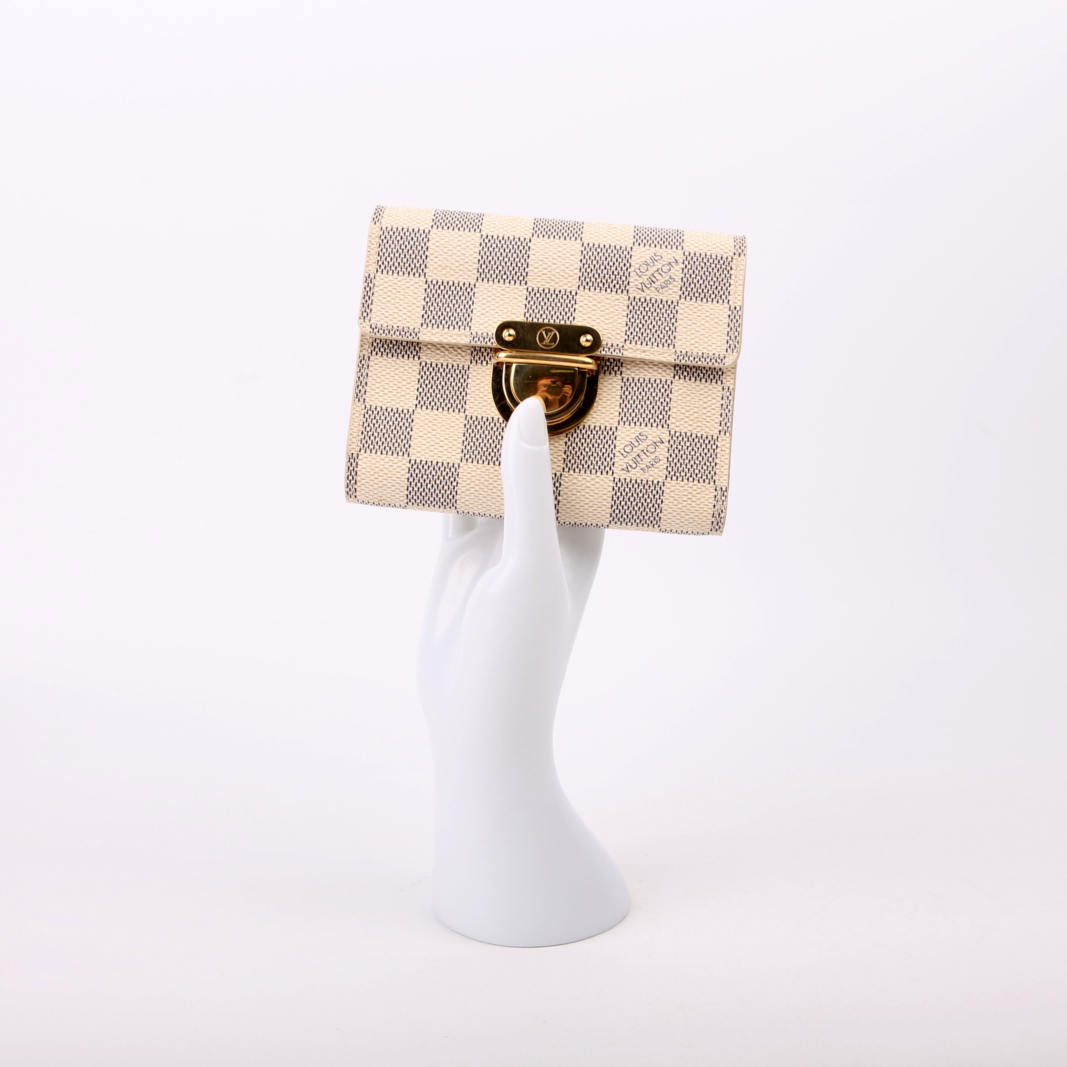 Koala Wallet Damier Azur