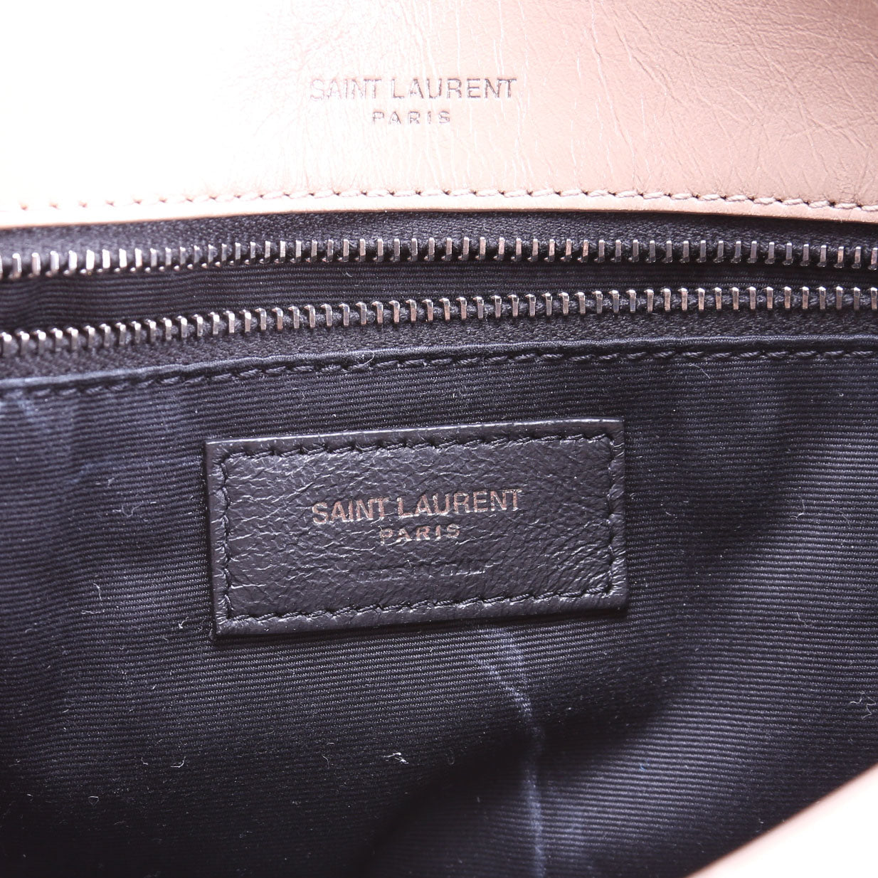 SAINT LAURENT Niki Medium Crinkle Leather 633158 Tan