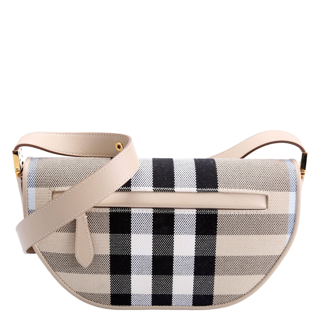 Canvas Check Olympia Small Beige