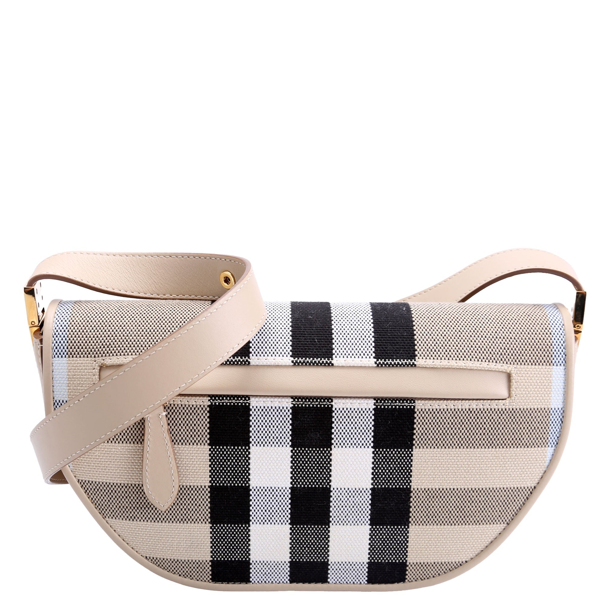 Canvas Check Olympia Small Beige