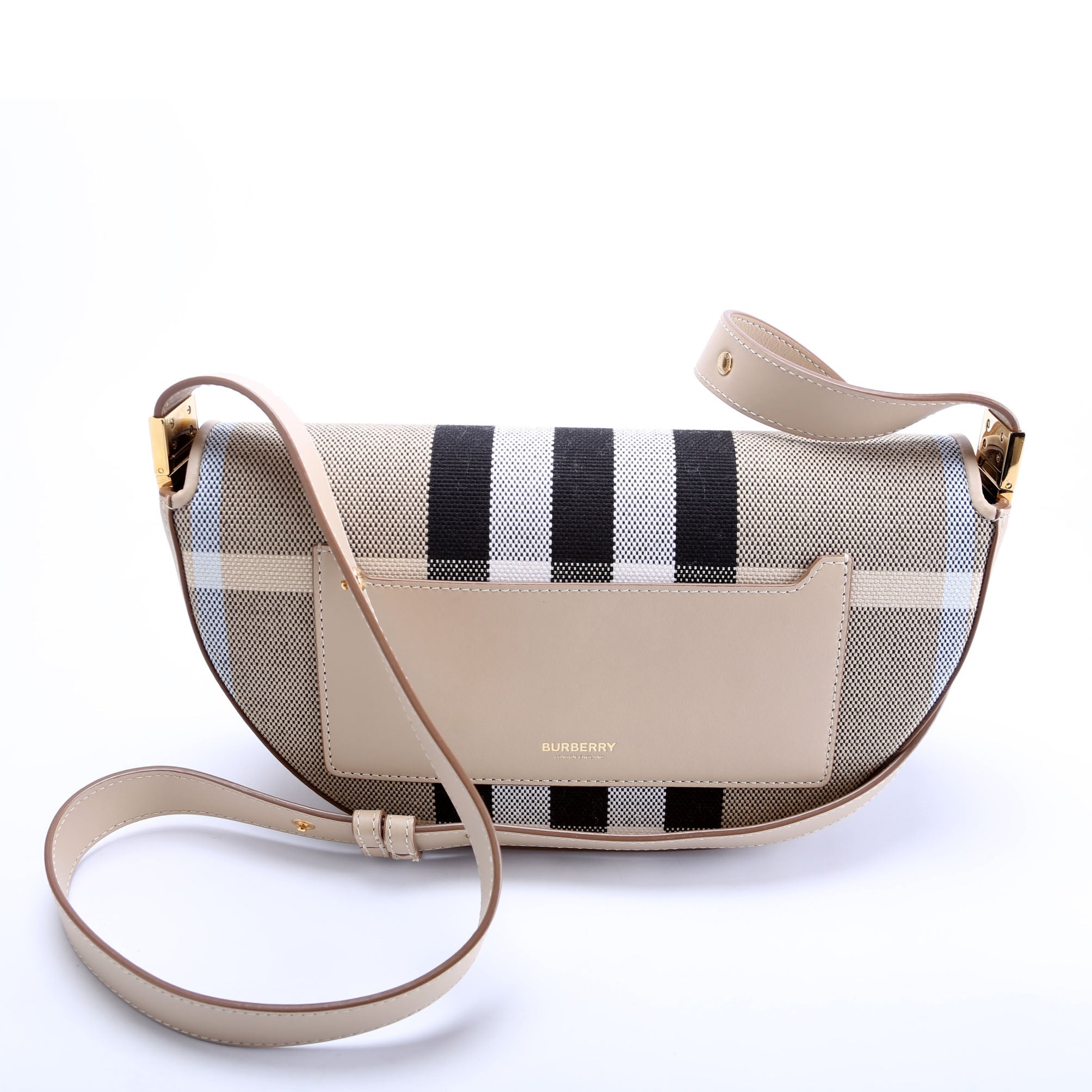 Canvas Check Olympia Small Beige