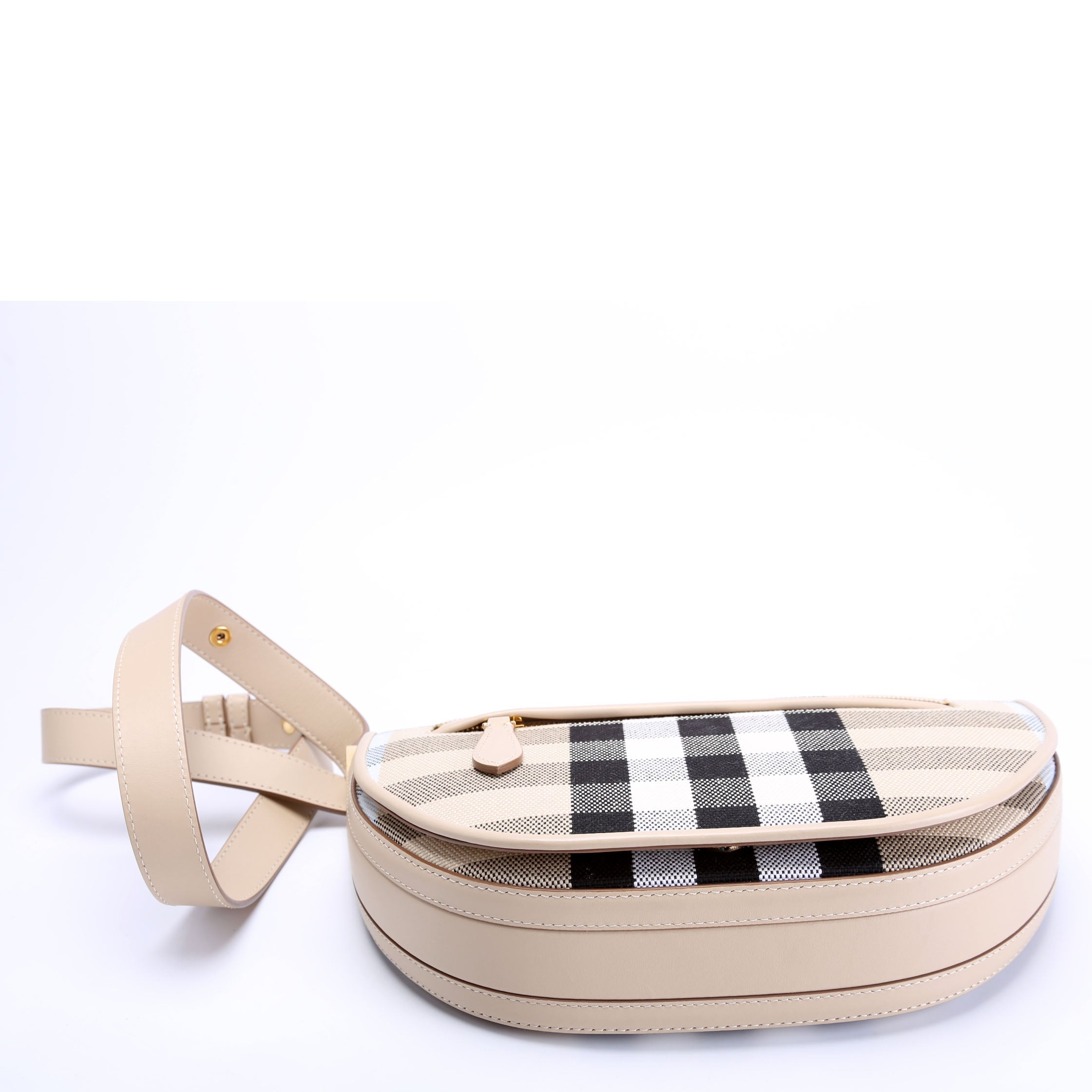 Canvas Check Olympia Small Beige
