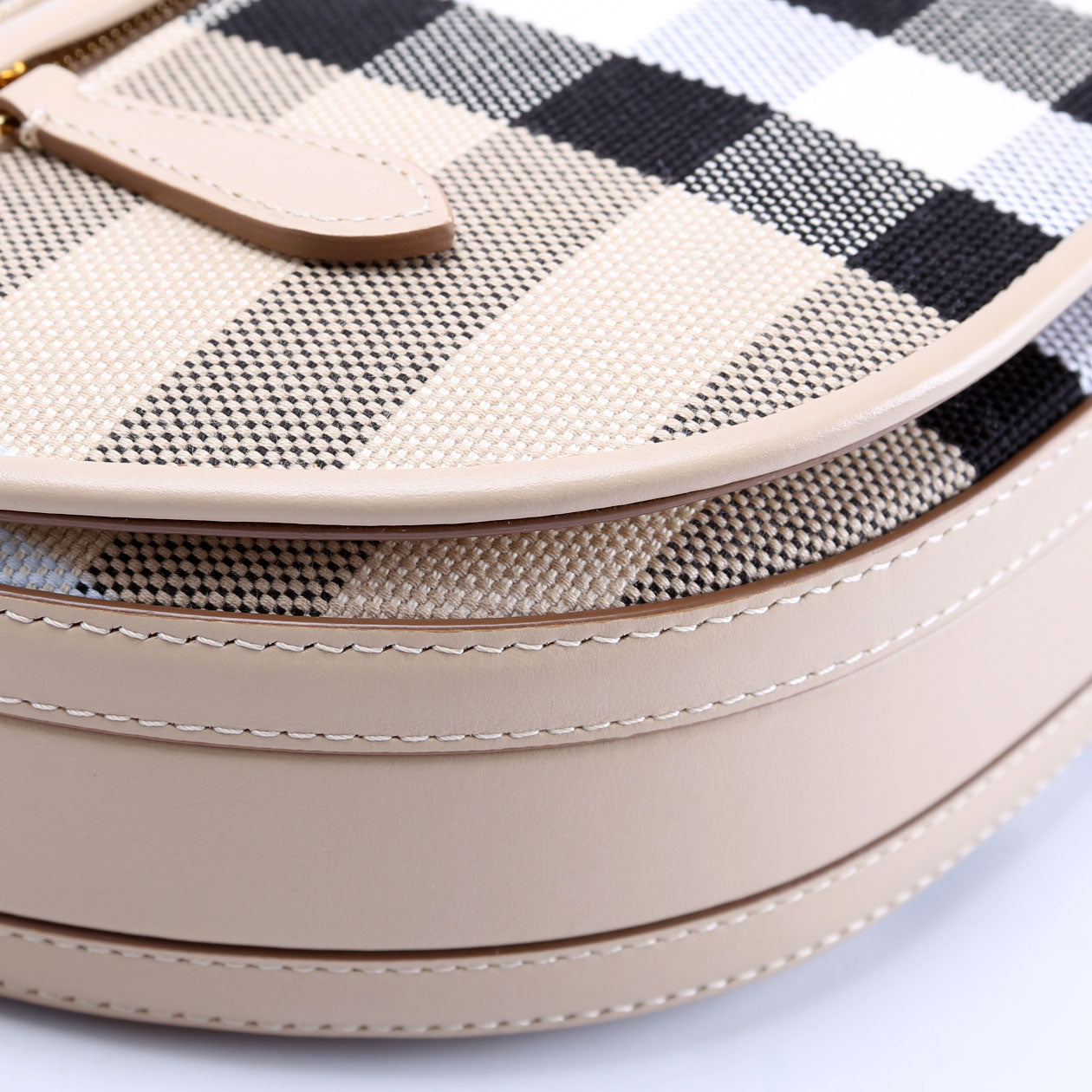 Canvas Check Olympia Small Beige
