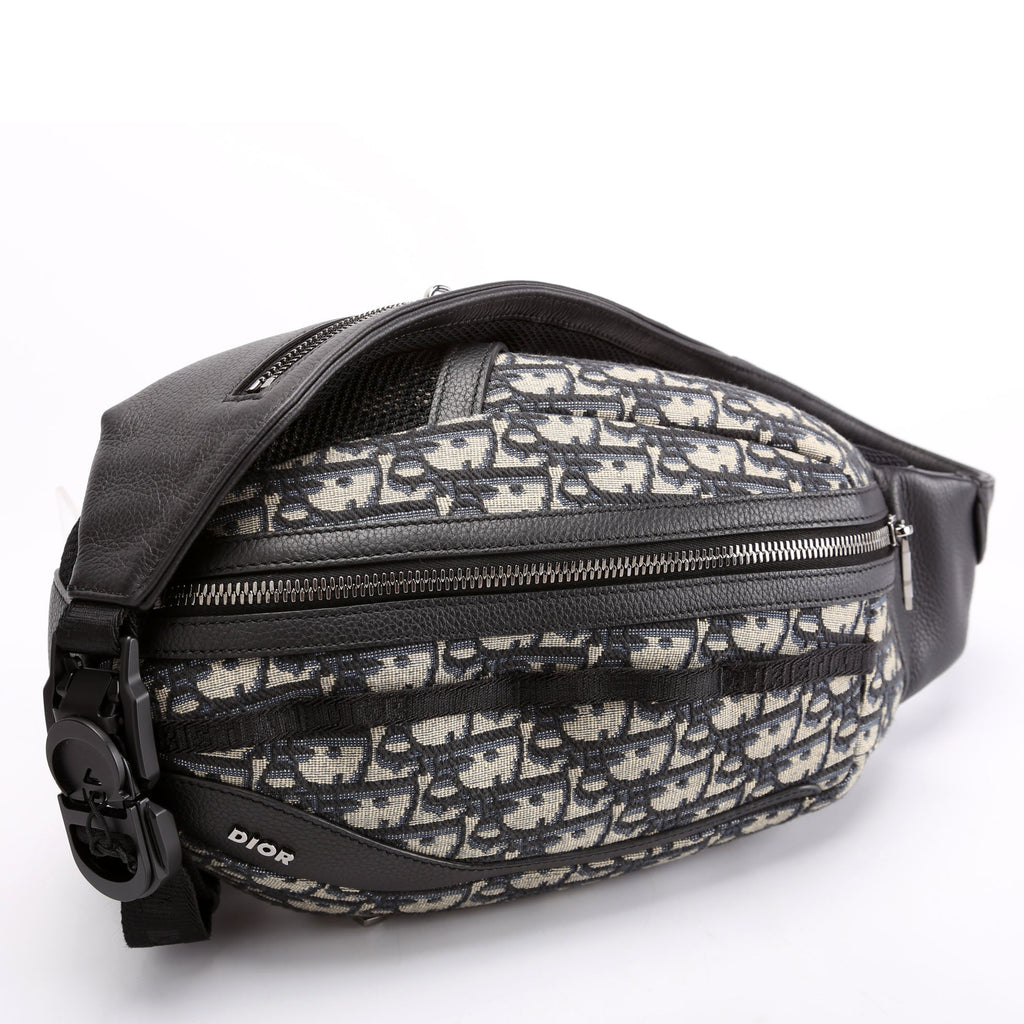 Scarab Bag Oblique Canvas Black/Beige