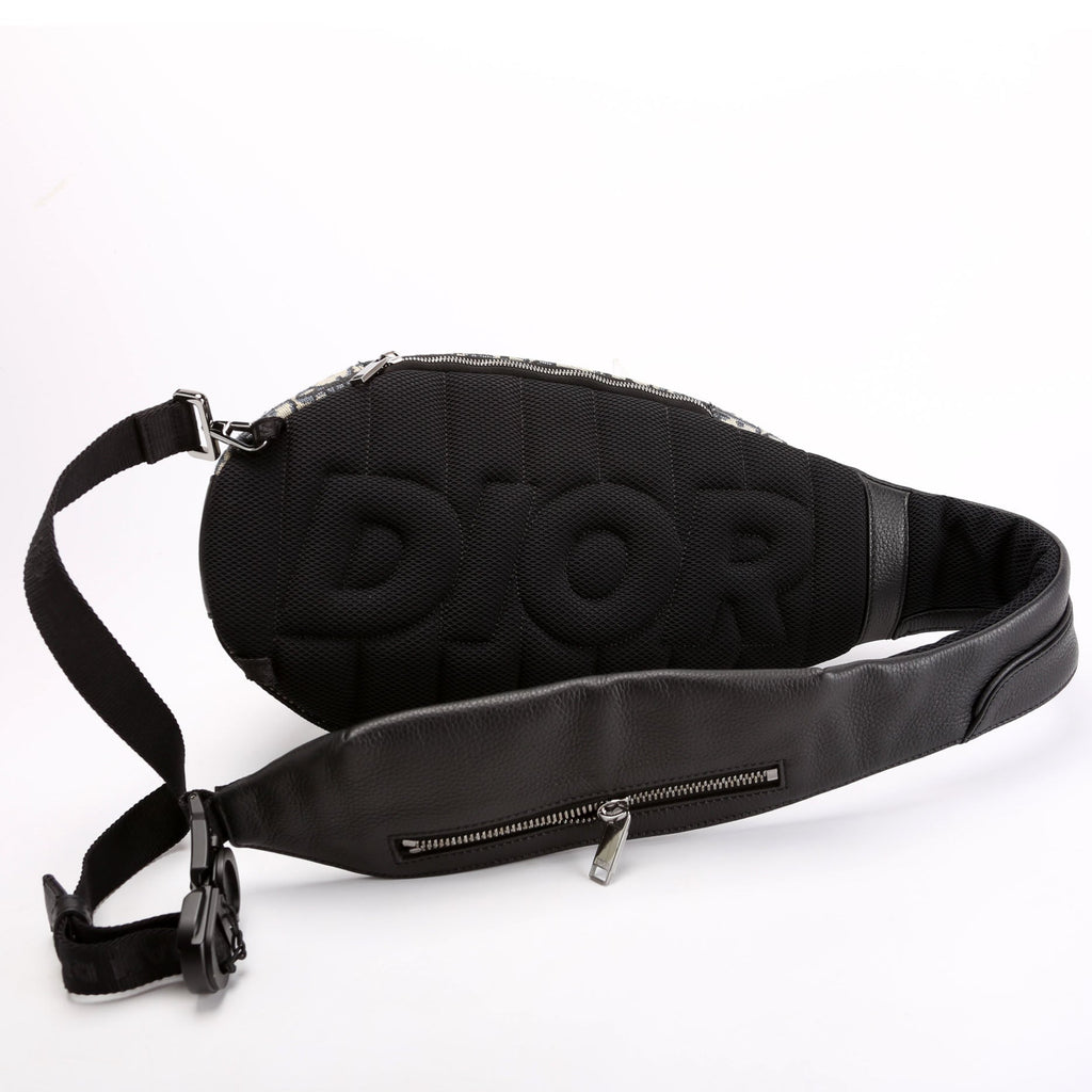 Scarab Bag Oblique Canvas Black/Beige