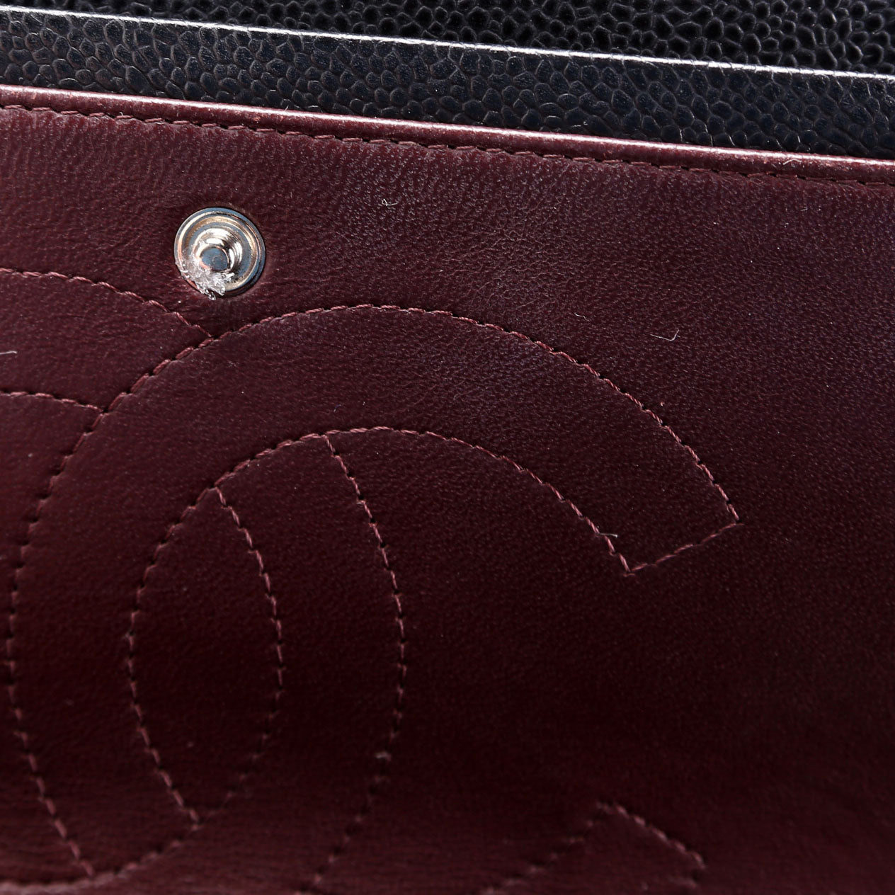 Classic Flap Jumbo Caviar Black/Silver