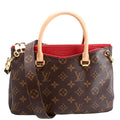 Pallas BB Monogram Brown/Red