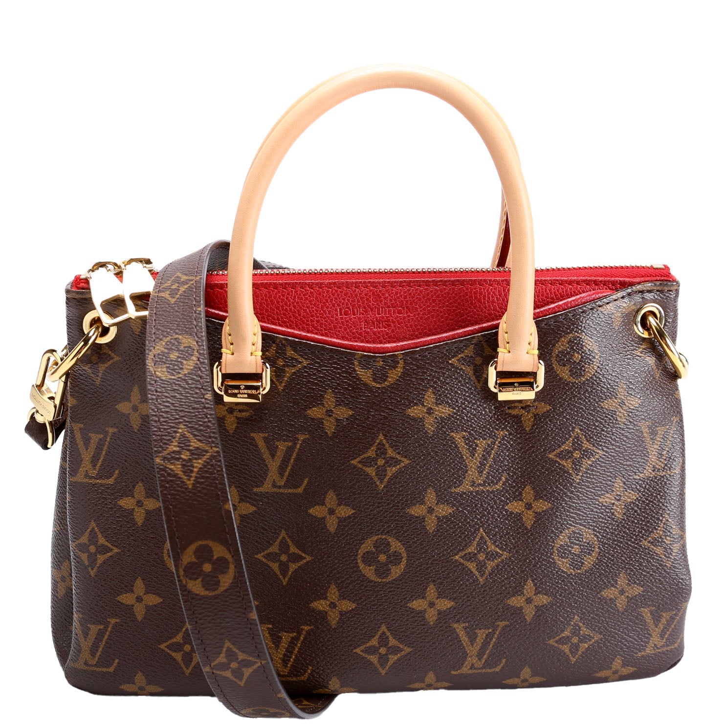 Pallas BB Monogram Brown/Red
