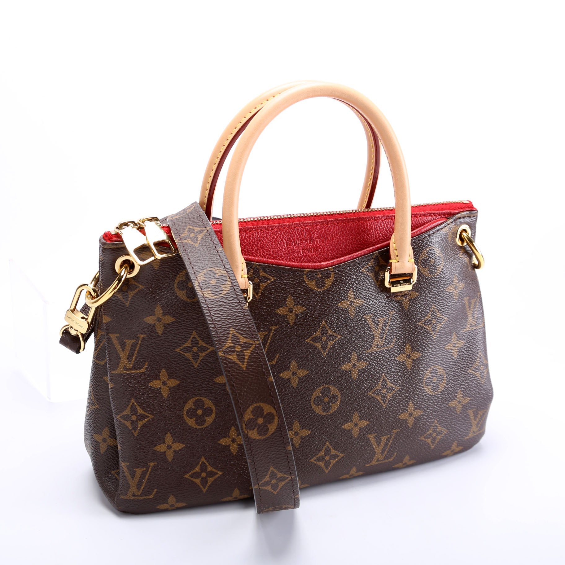 Pallas BB Monogram Brown/Red
