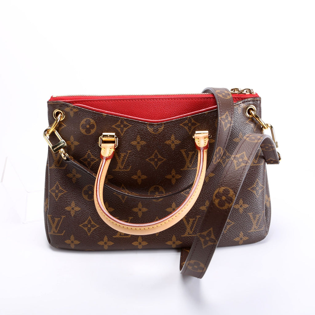 Pallas BB Monogram Brown/Red