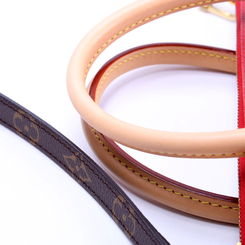 Pallas BB Monogram Brown/Red
