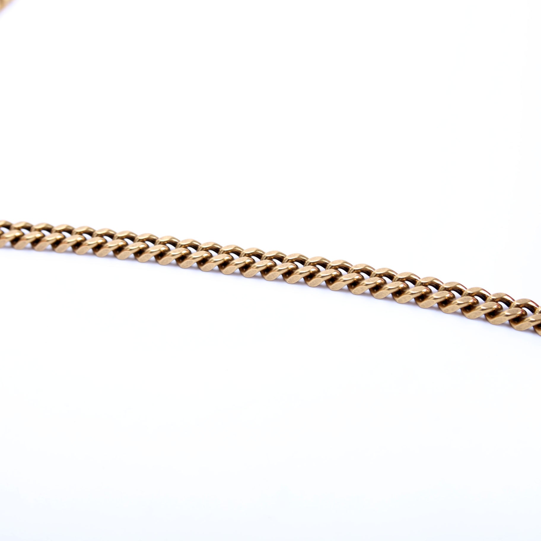 SAINT LAURENT Triquilt Satin Chain Wallet Pink/Gold