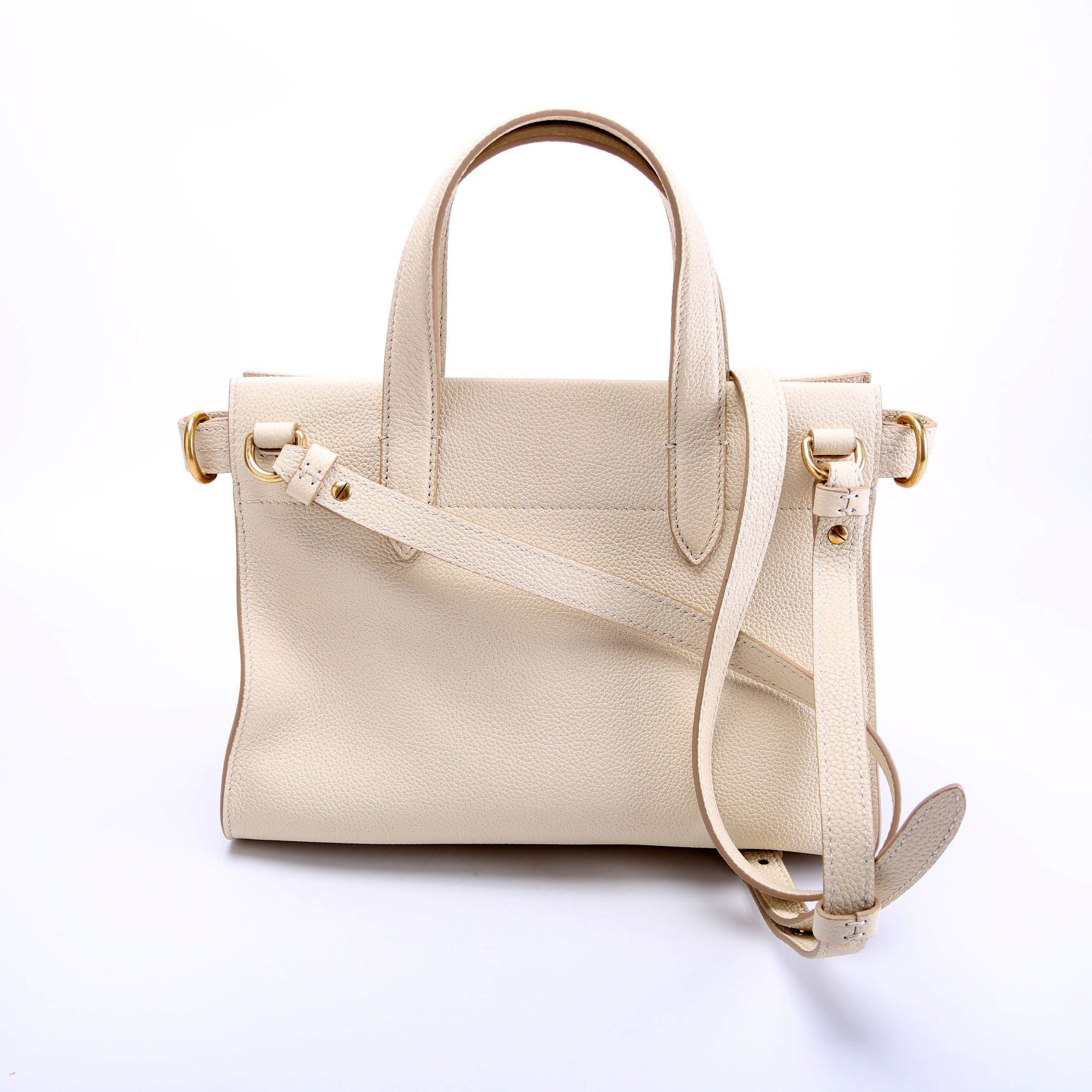 8111349 Cotswold Mini Top Handle Bag Calfskin Cream