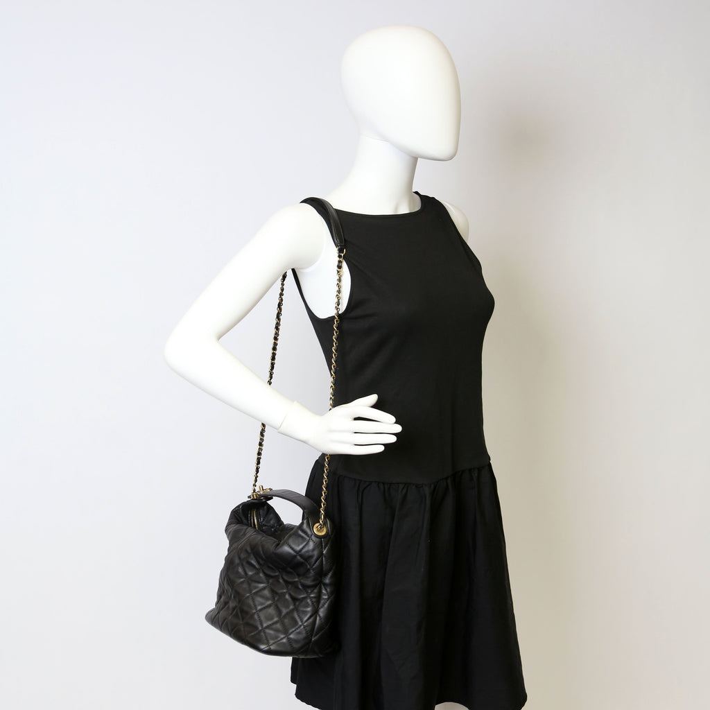 Perfect Meeting Hobo Lambskin 29M Black