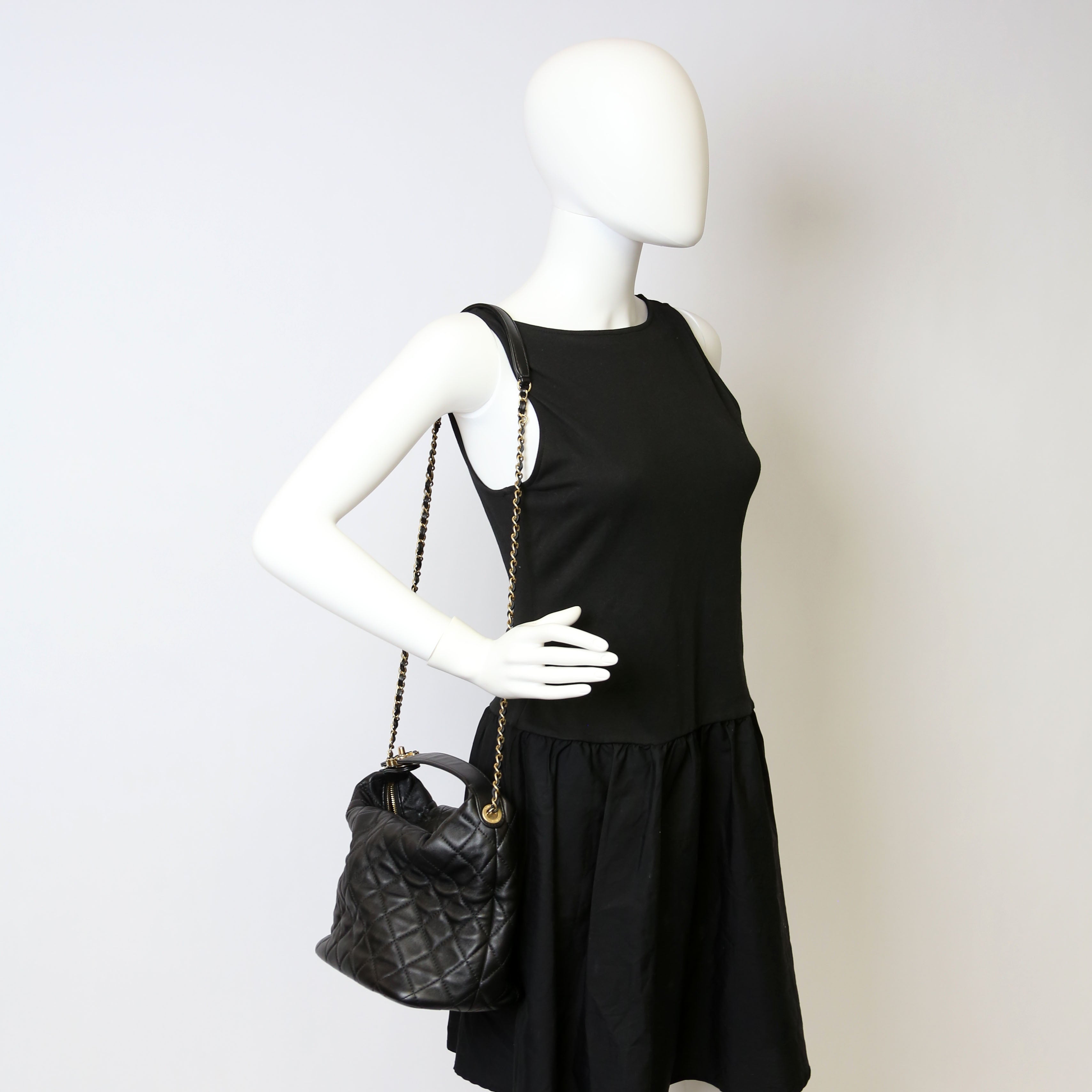 Perfect Meeting Hobo Lambskin 29M Black