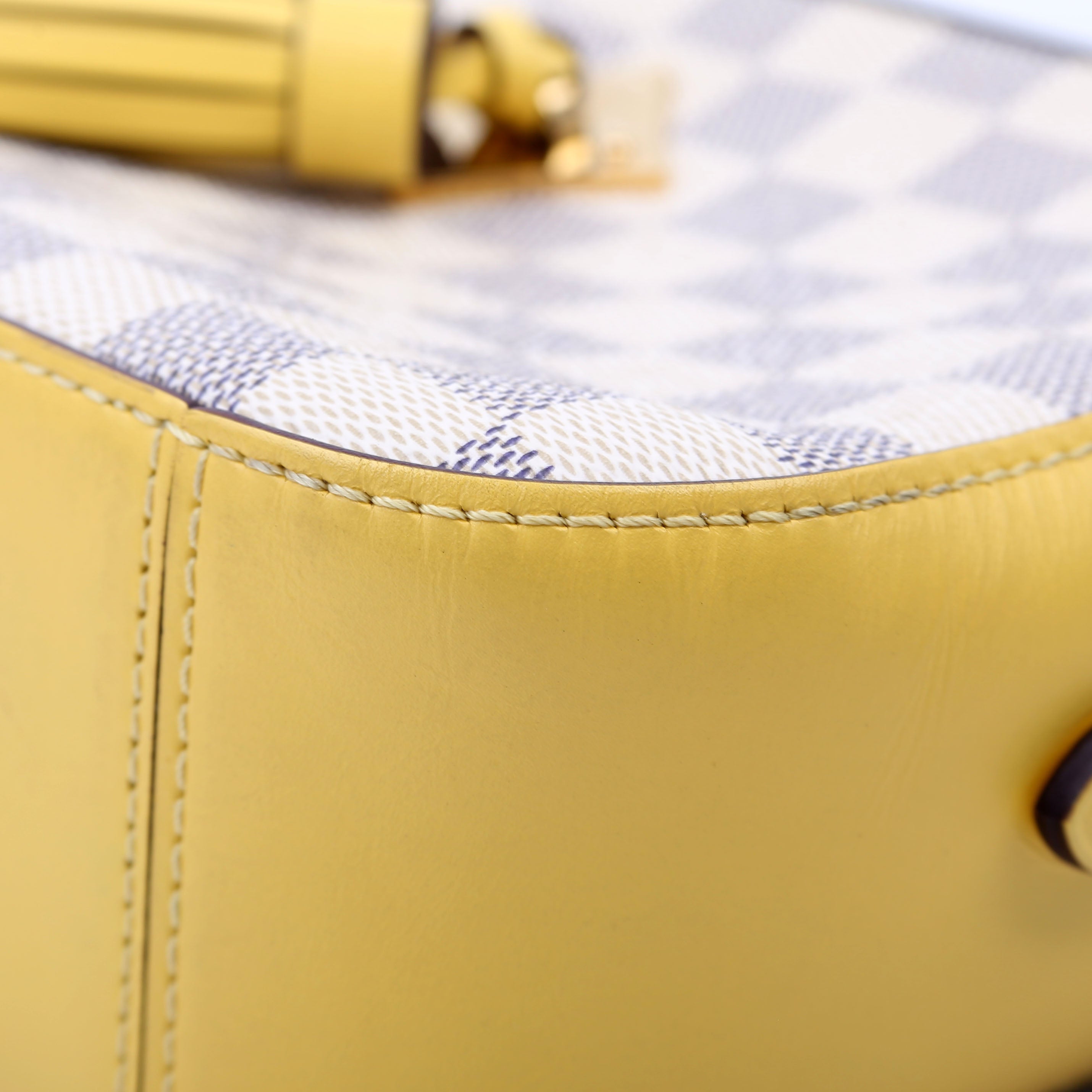 Saintonge Damier Azur Yellow