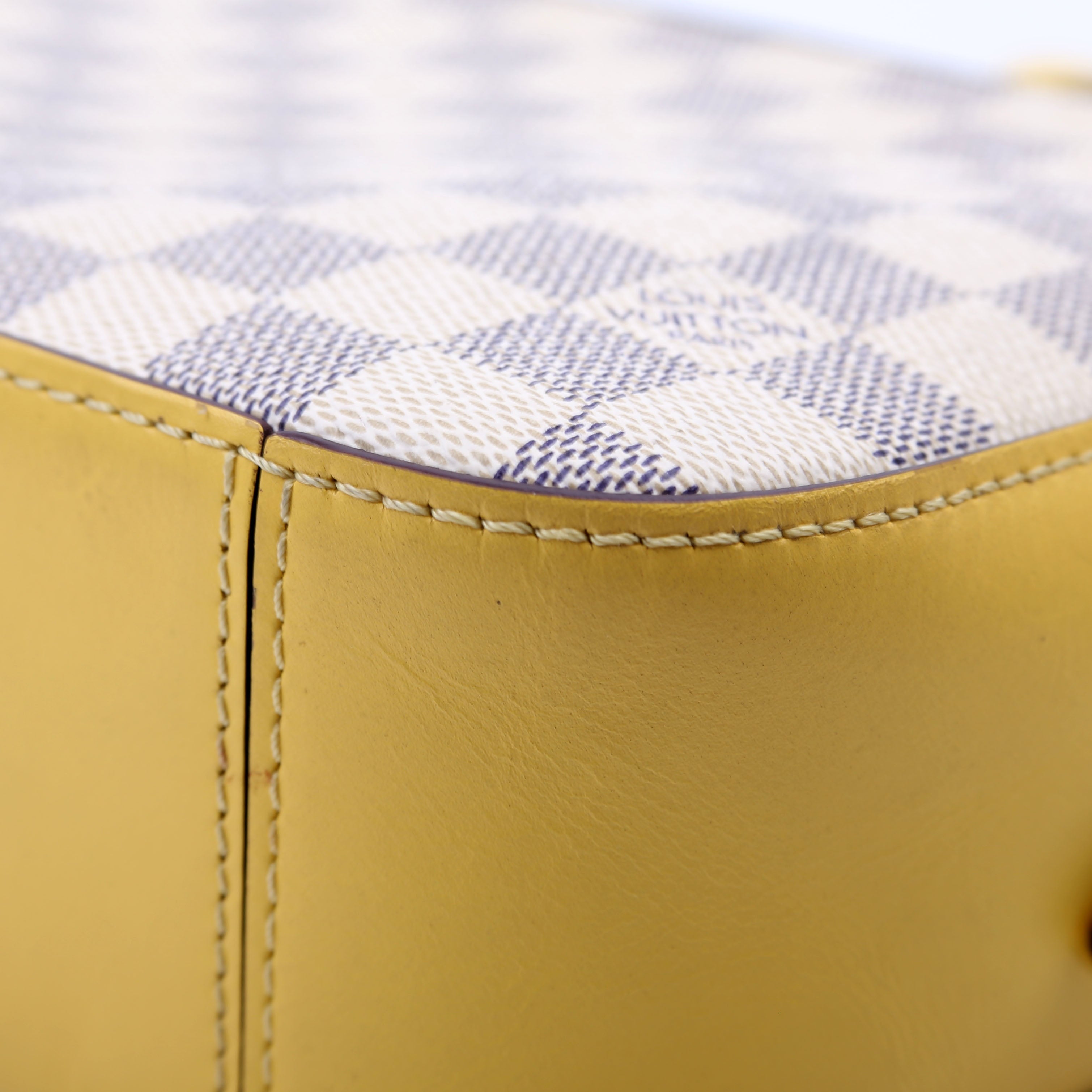 Saintonge Damier Azur Yellow