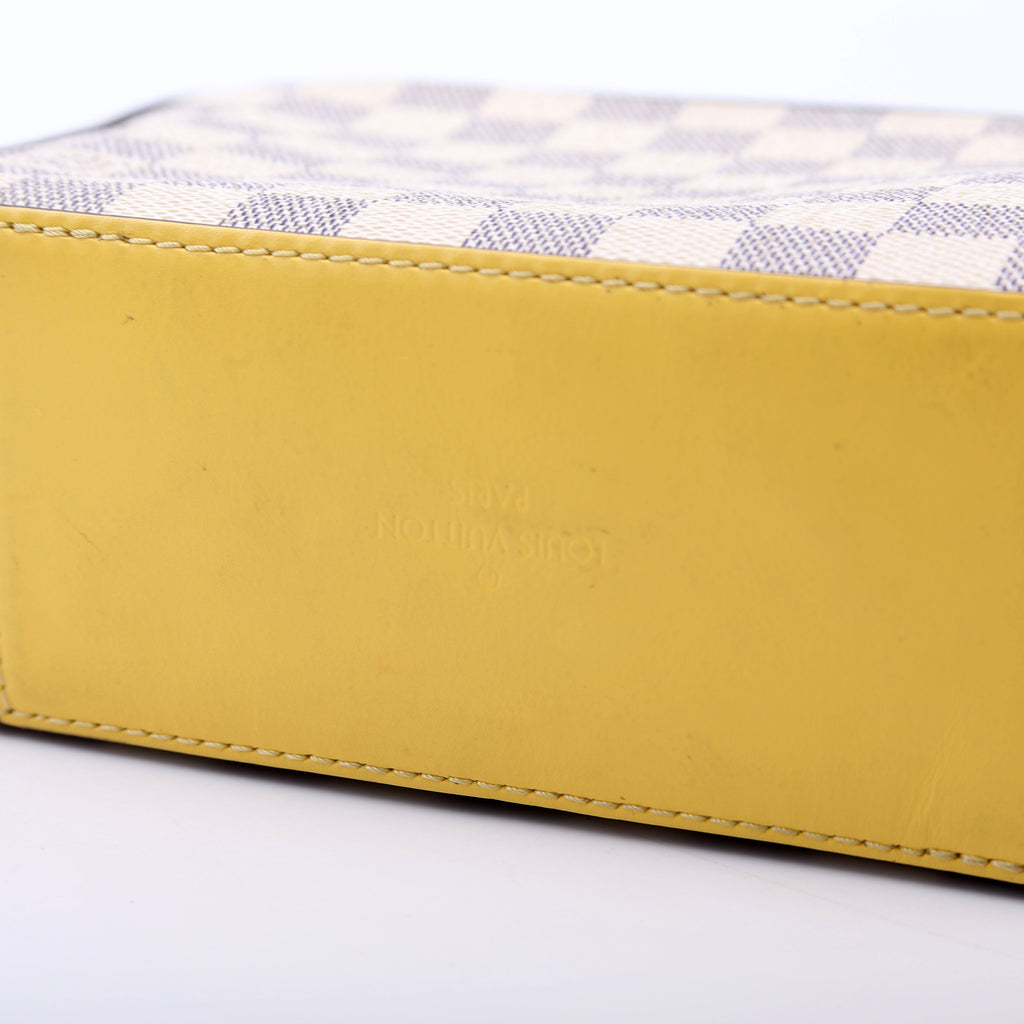 Saintonge Damier Azur Yellow