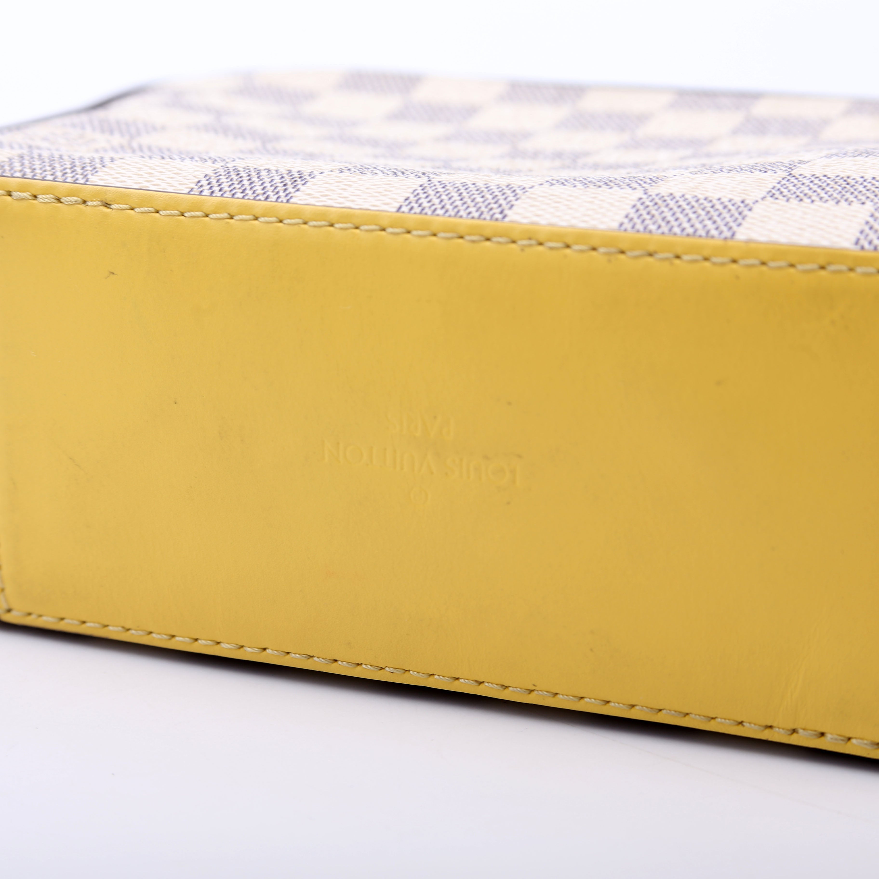 Saintonge Damier Azur Yellow