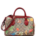 409529 GG Tian Boston Bag Small Red/Multicolor