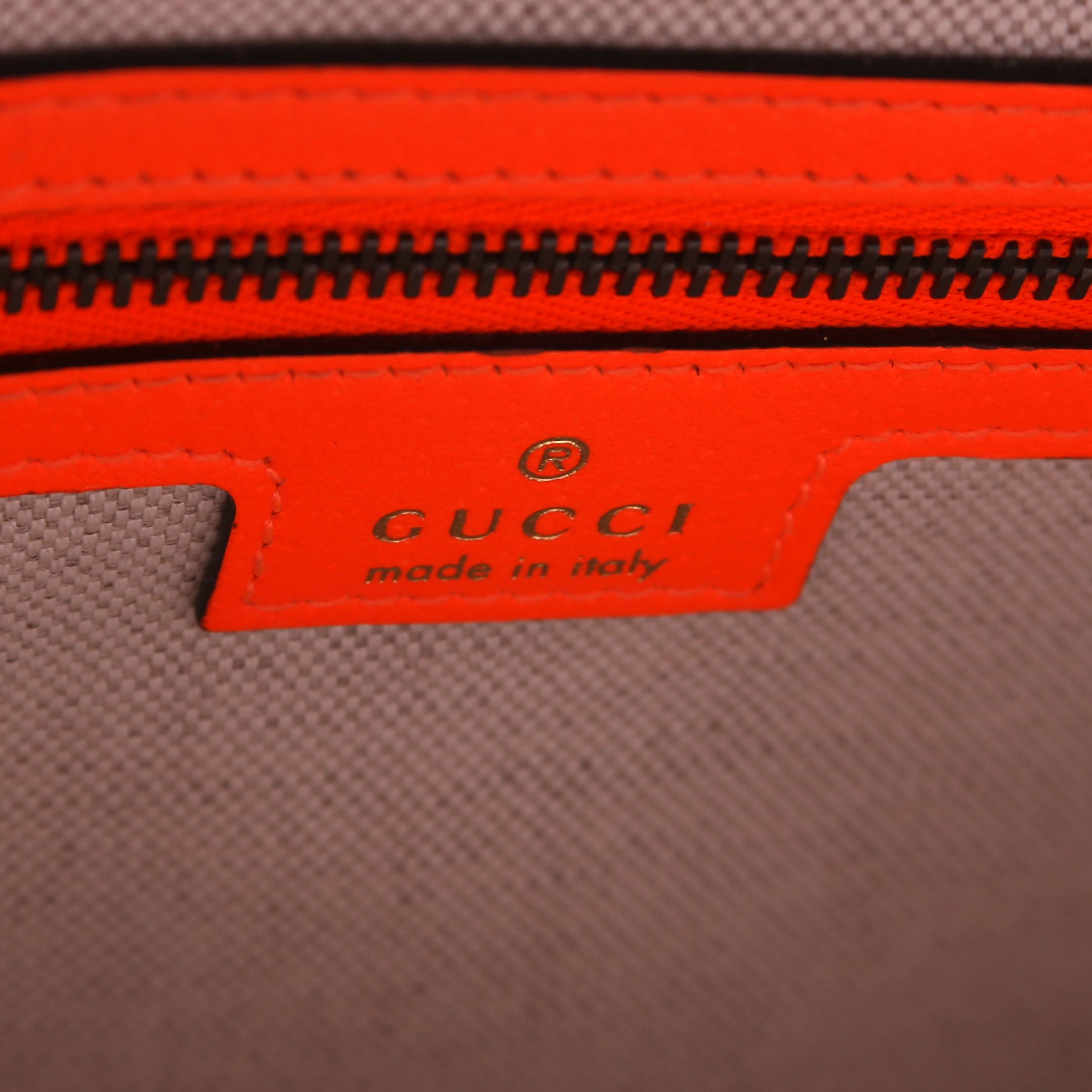 699439 GG Supreme Ophidia Small Wristlet Crossbody Orange
