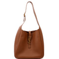 713938 Le A 7 Supple Small Hobo Brown