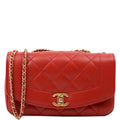 Vintage Flap Bag Medium Lambskin 20M Red