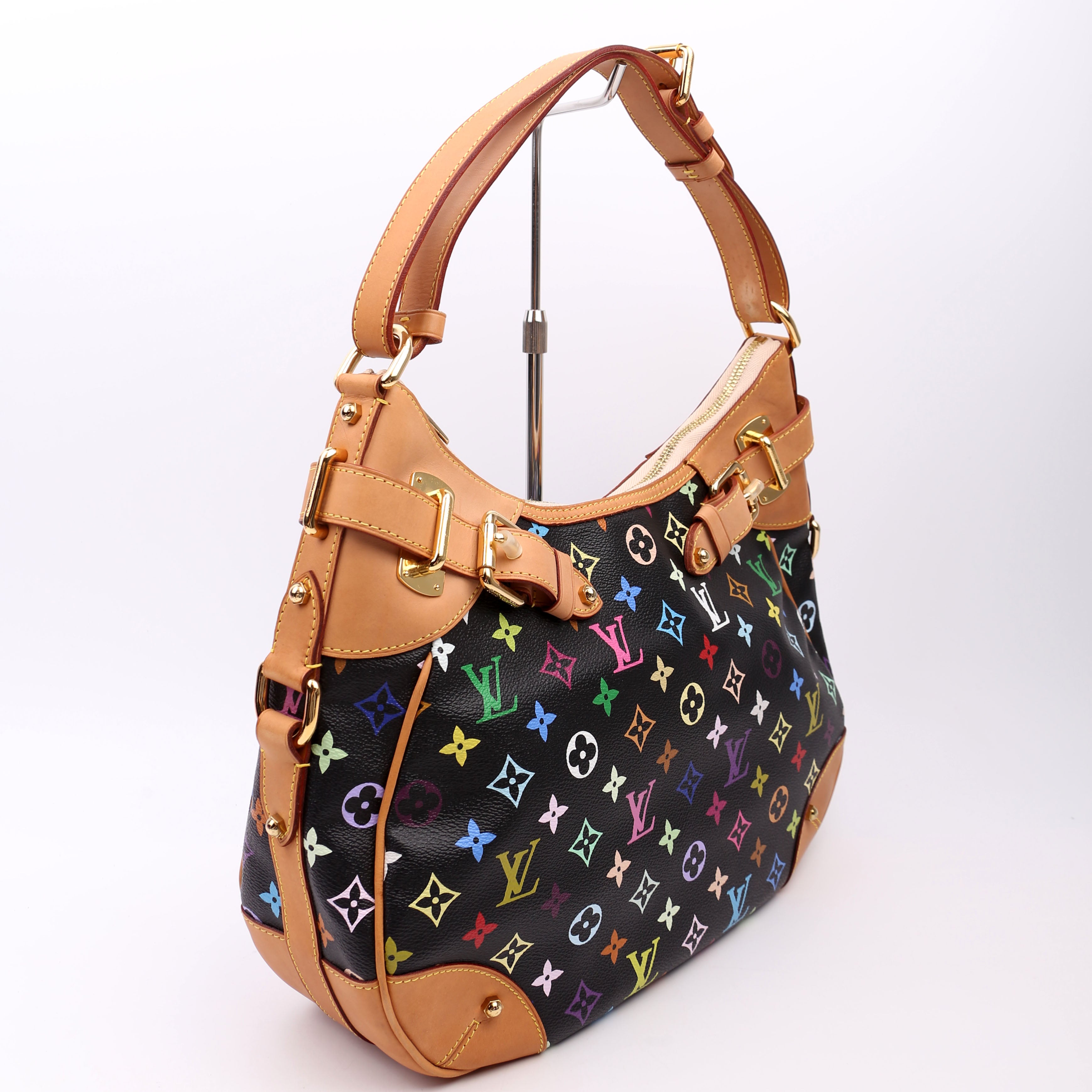 Greta Multicolor Monogram Black