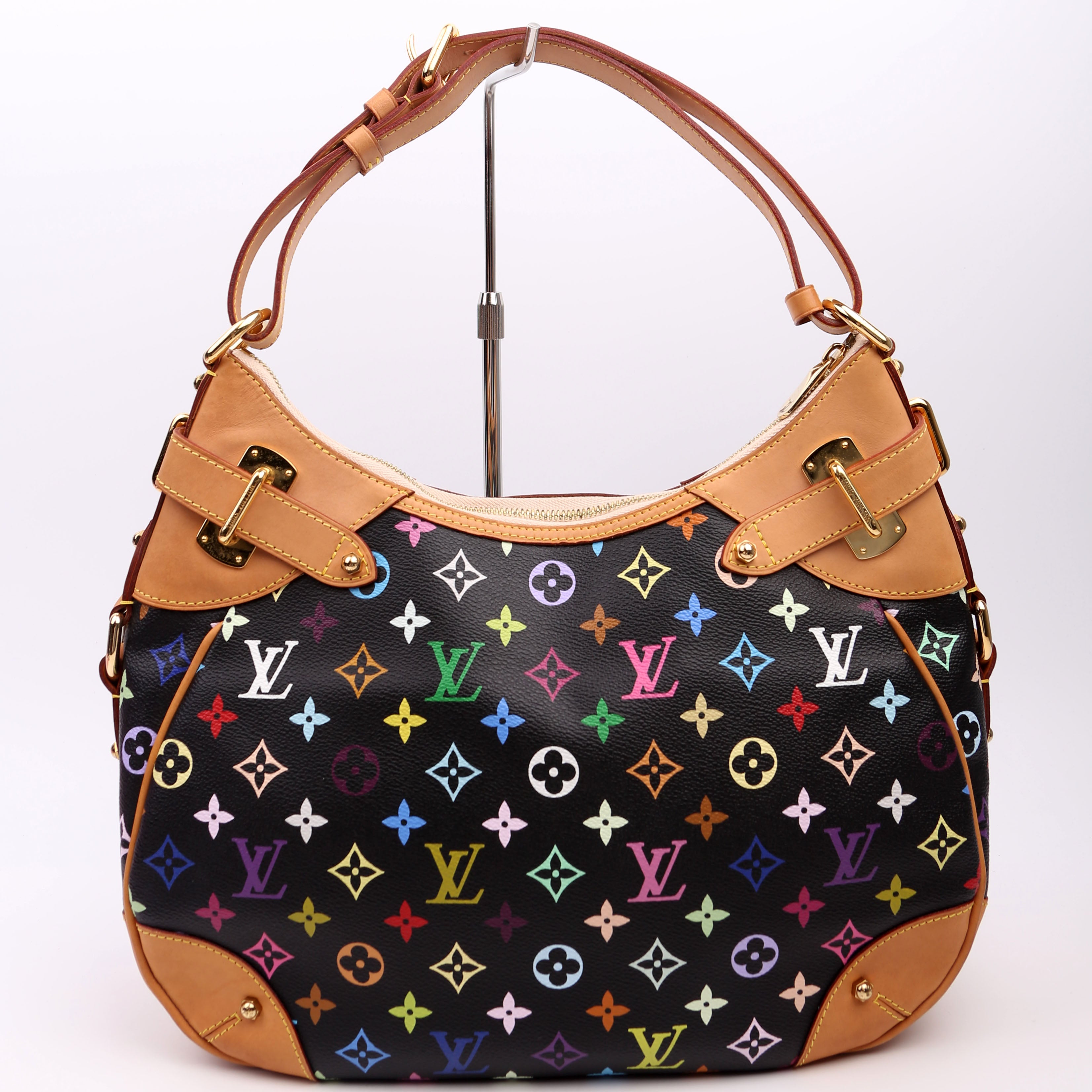 Greta Multicolor Monogram Black